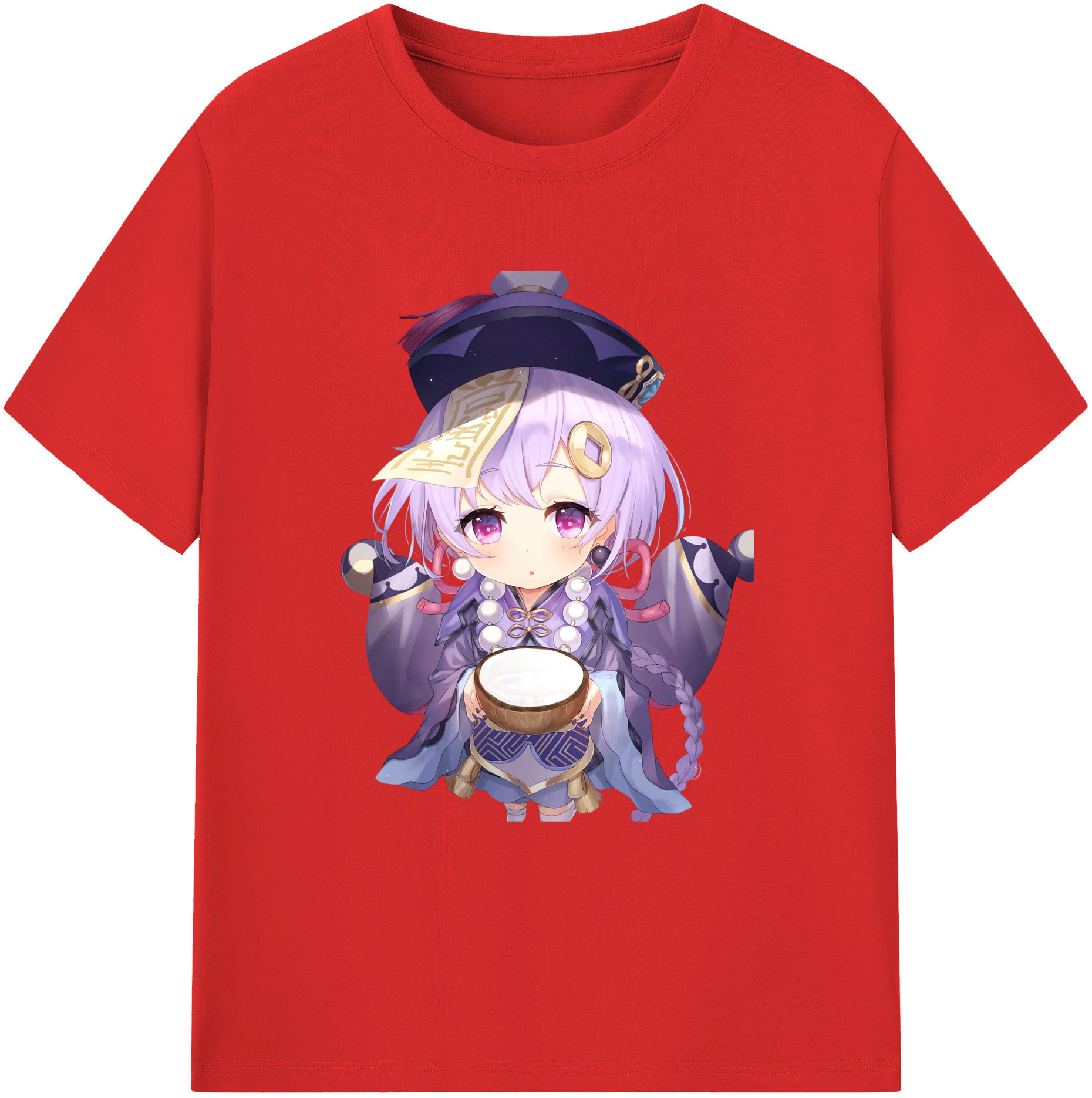 げんし神 七七 なな  genshin Nana 綿100％半袖Tシャツ（フロントプリント）