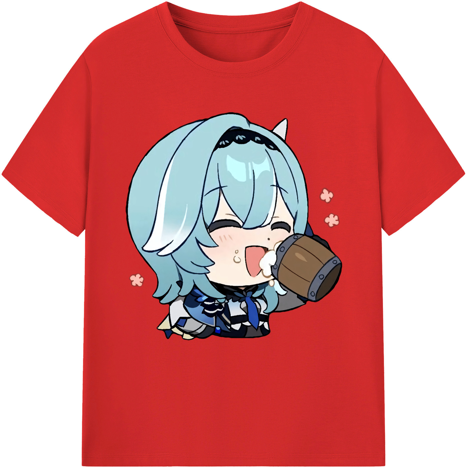 げんし神 优菈 ゆうら genshin Yūra 綿100％半袖Tシャツ（フロントプリント）