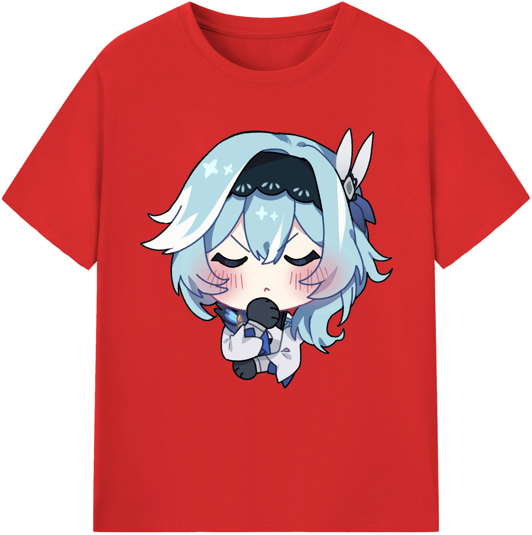 げんし神 优菈 ゆうら genshin Yūra 綿100％半袖Tシャツ（フロントプリント）