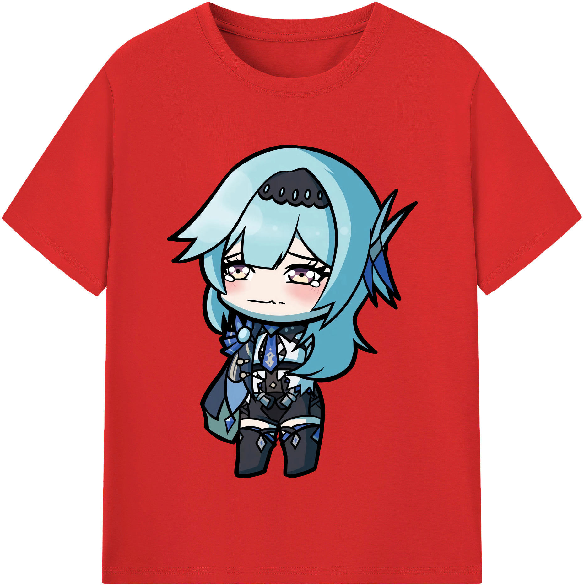 げんし神 优菈 ゆうら genshin Yūra 綿100％半袖Tシャツ（フロントプリント）