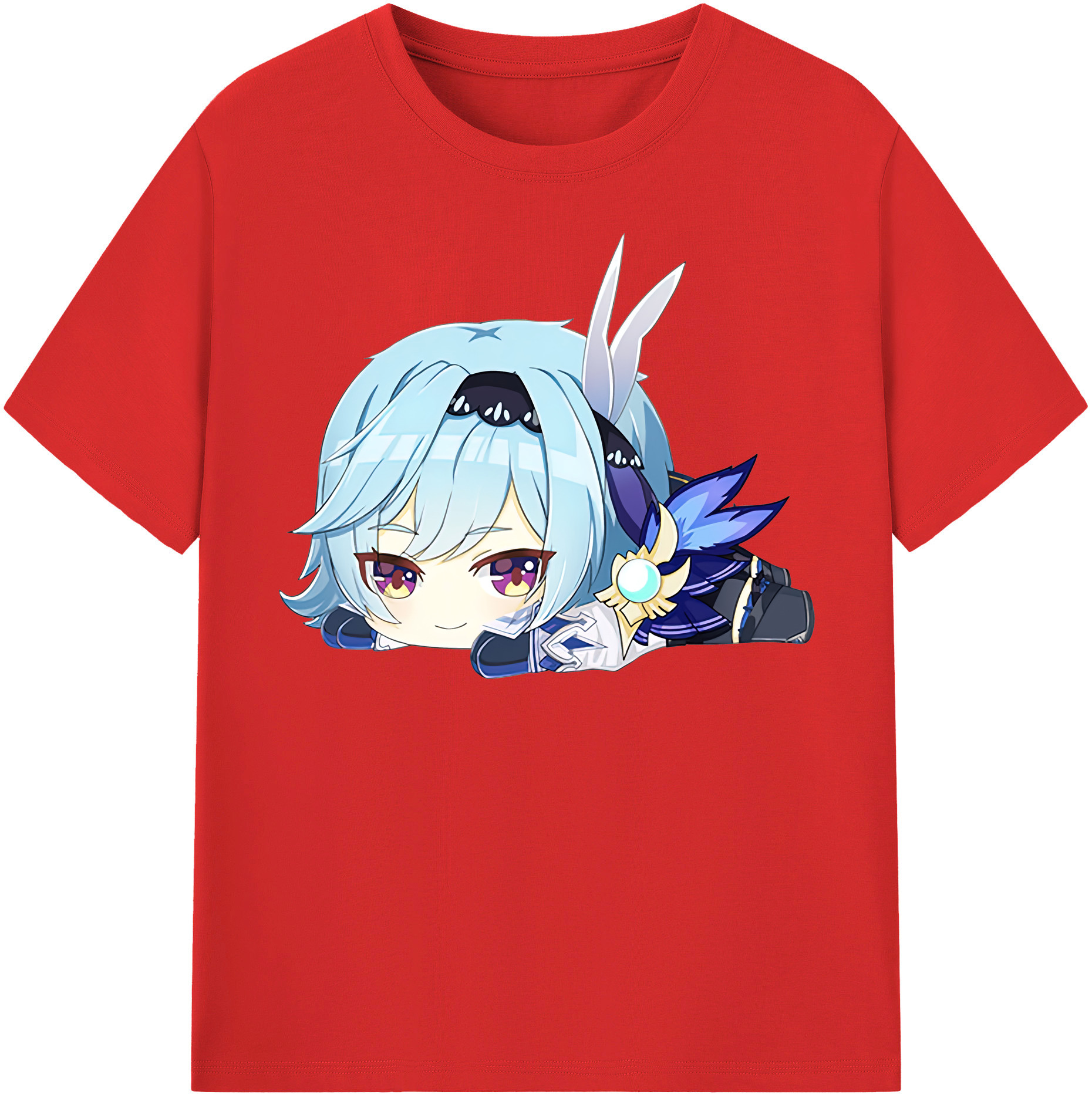 げんし神 优菈 ゆうら genshin Yūra 綿100％半袖Tシャツ（フロントプリント）