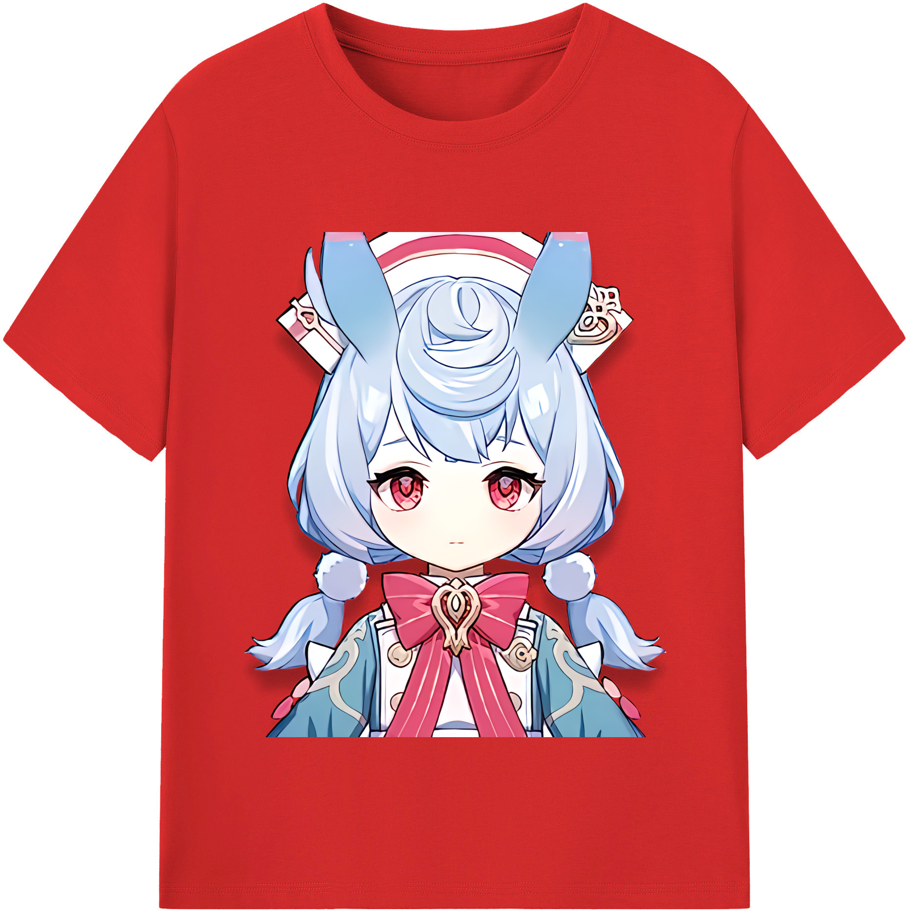 げんし神 シゲウィン genshin Shigewin 綿100％半袖Tシャツ（フロントプリント）