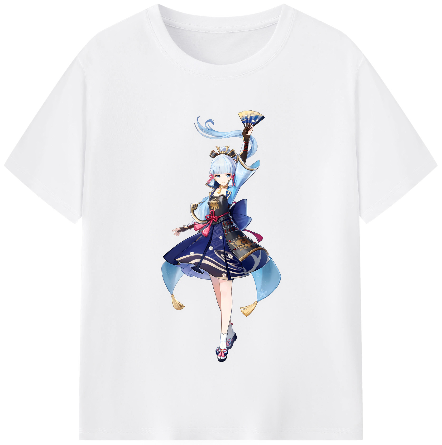 げんし神 神里綾華 神宮寺レン genshin Kamimiya Ren 綿100％半袖Tシャツ（フロントプリント）
