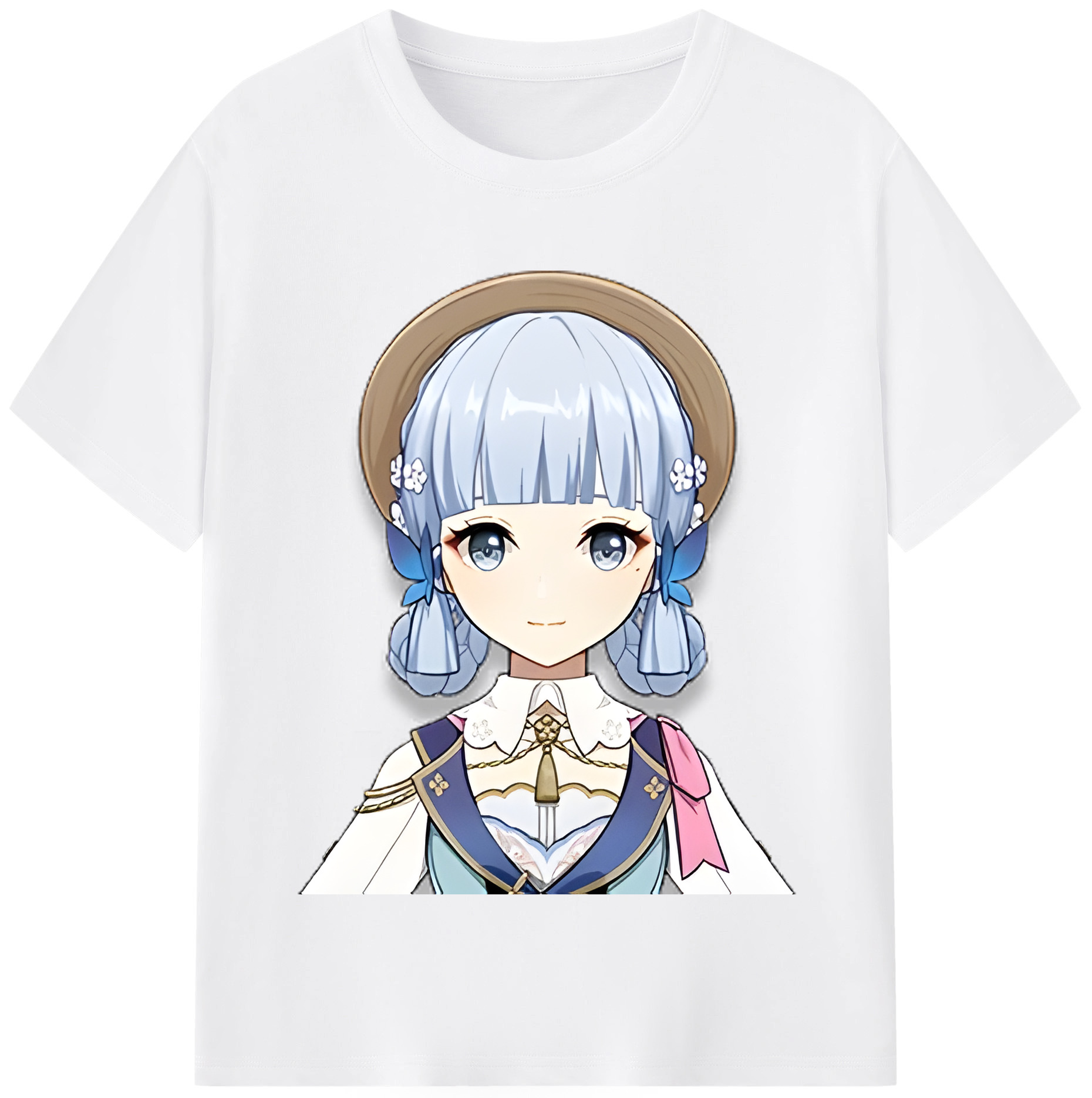 げんし神 神里綾華 神宮寺レン genshin Kamimiya Ren 綿100％半袖Tシャツ（フロントプリント）