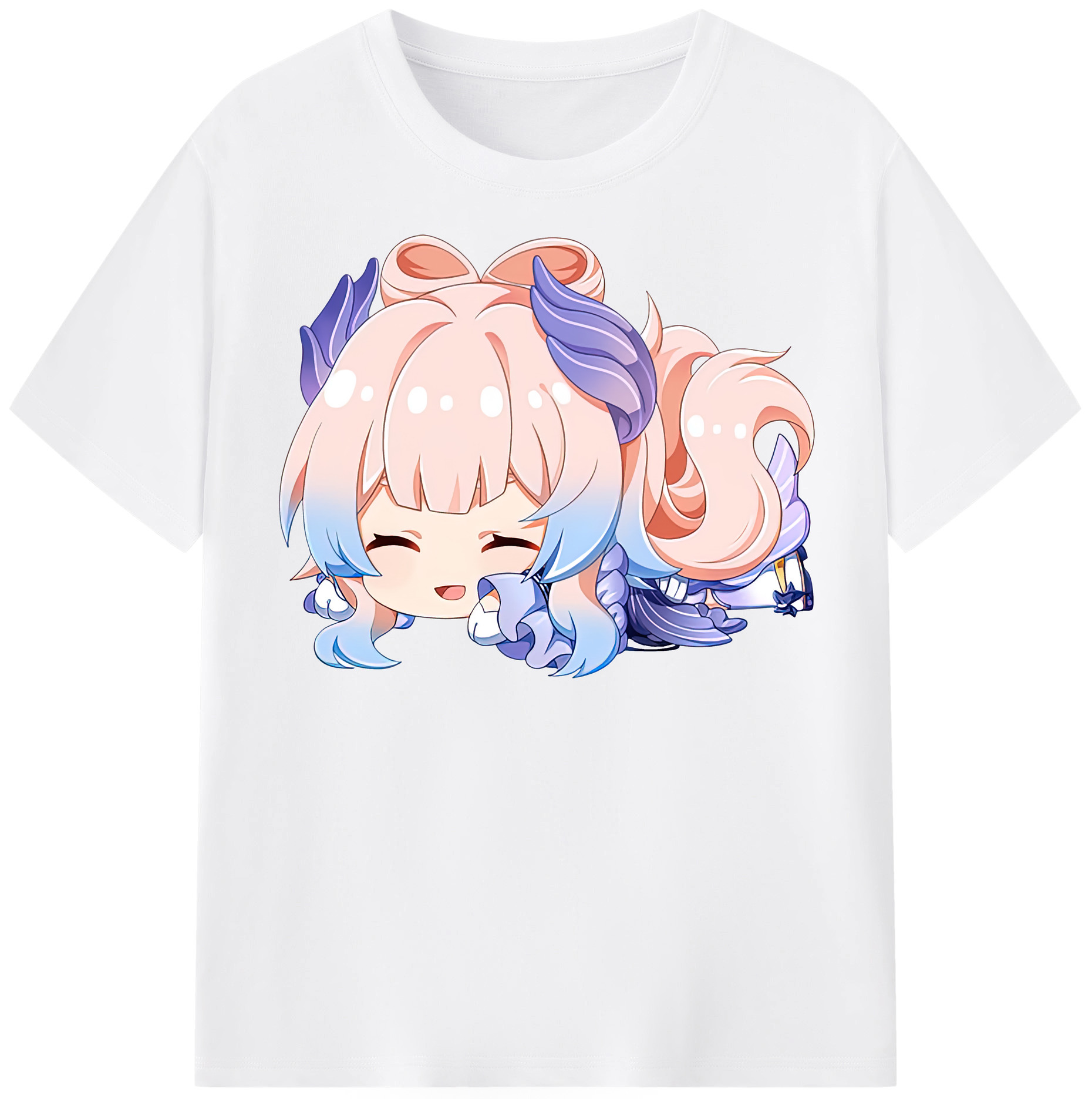 げんし神 珊瑚宮心海 サンゴノミヤ・ココミ genshin Sangonomiya Kokomi 綿100％半袖Tシャツ（フロントプリント）