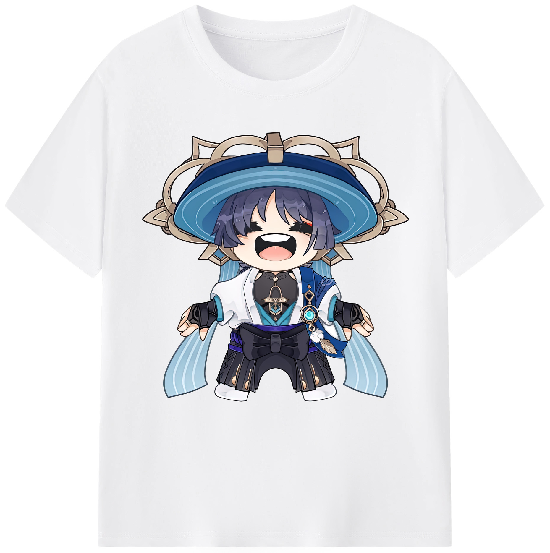 げんし神 さんペい genshin Sanpei 綿100％半袖Tシャツ（フロントプリント）