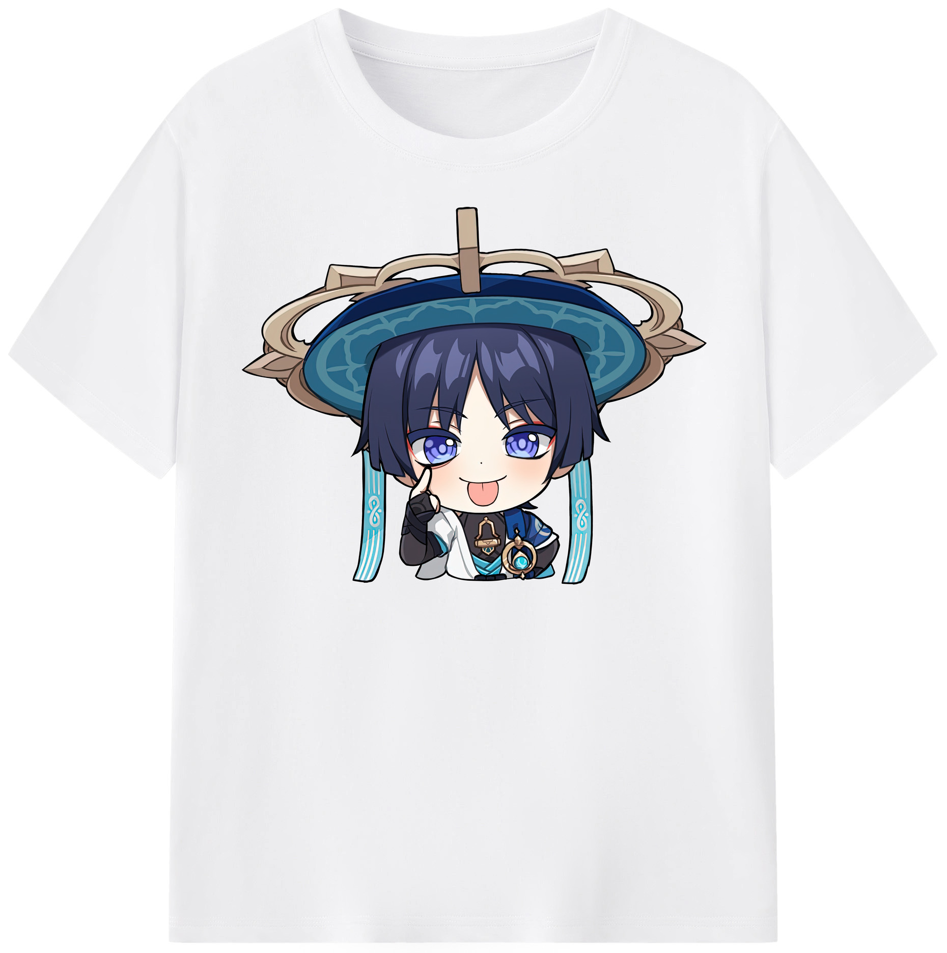 げんし神 さんペい genshin Sanpei 綿100％半袖Tシャツ（フロントプリント）