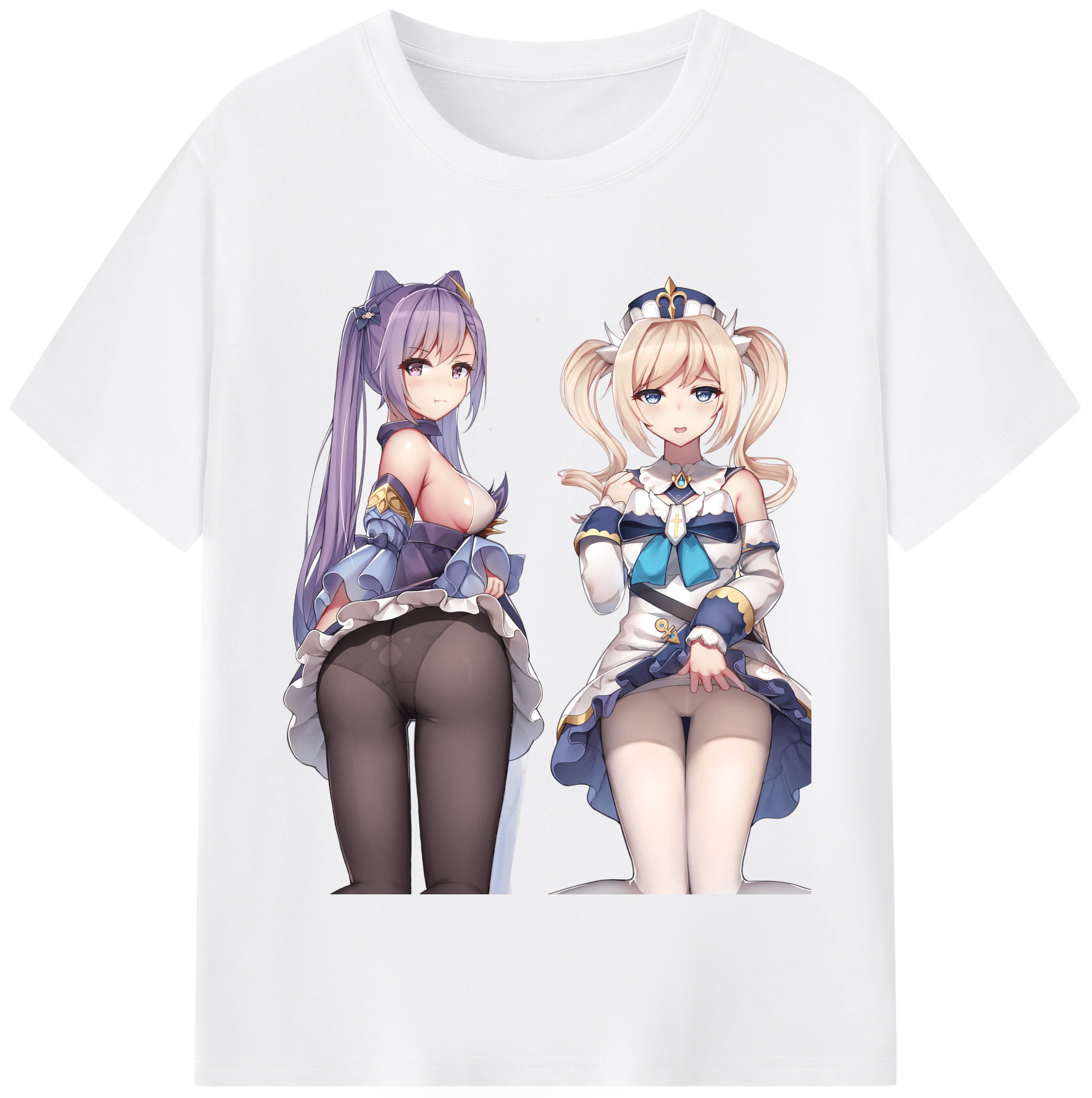 げんし神 刻晴 こくせい genshin Kokusei 綿100％半袖Tシャツ（フロントプリント）