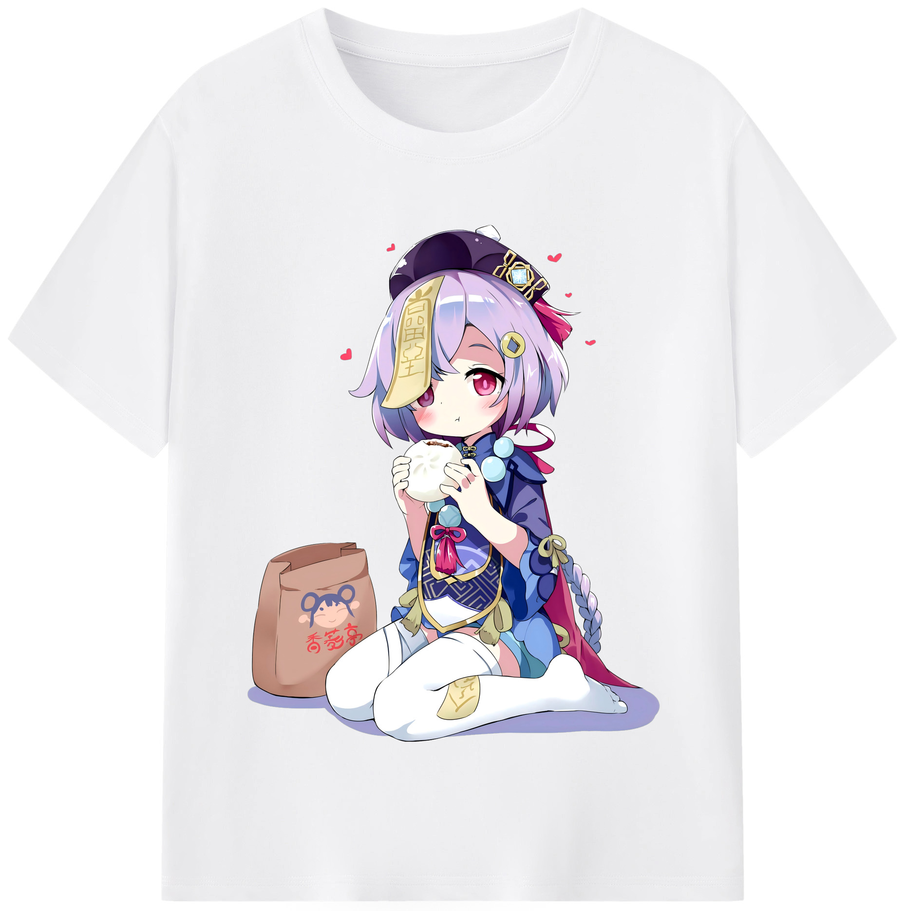 げんし神 七七 なな  genshin Nana 綿100％半袖Tシャツ（フロントプリント）
