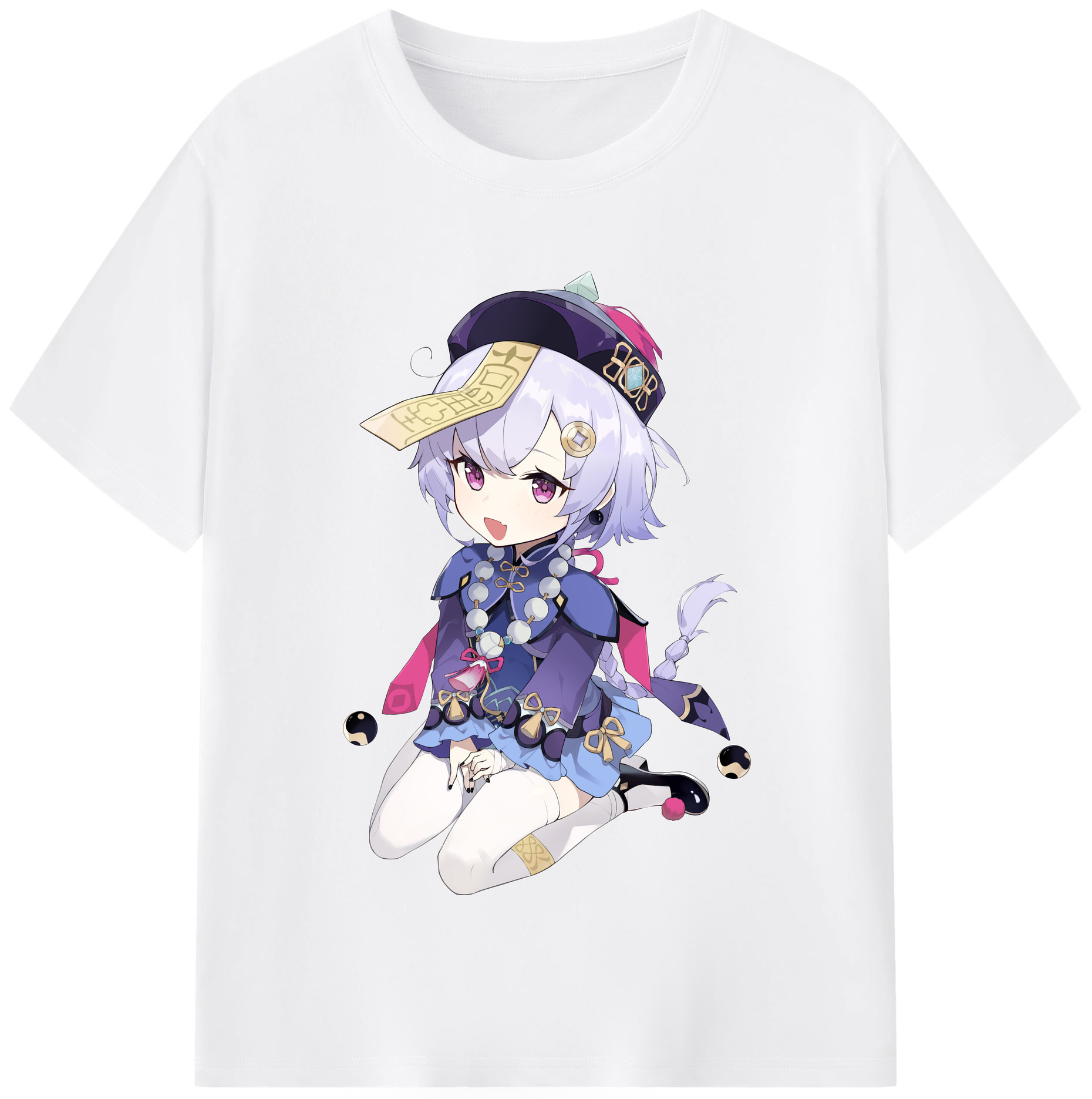 げんし神 七七 なな  genshin Nana 綿100％半袖Tシャツ（フロントプリント）
