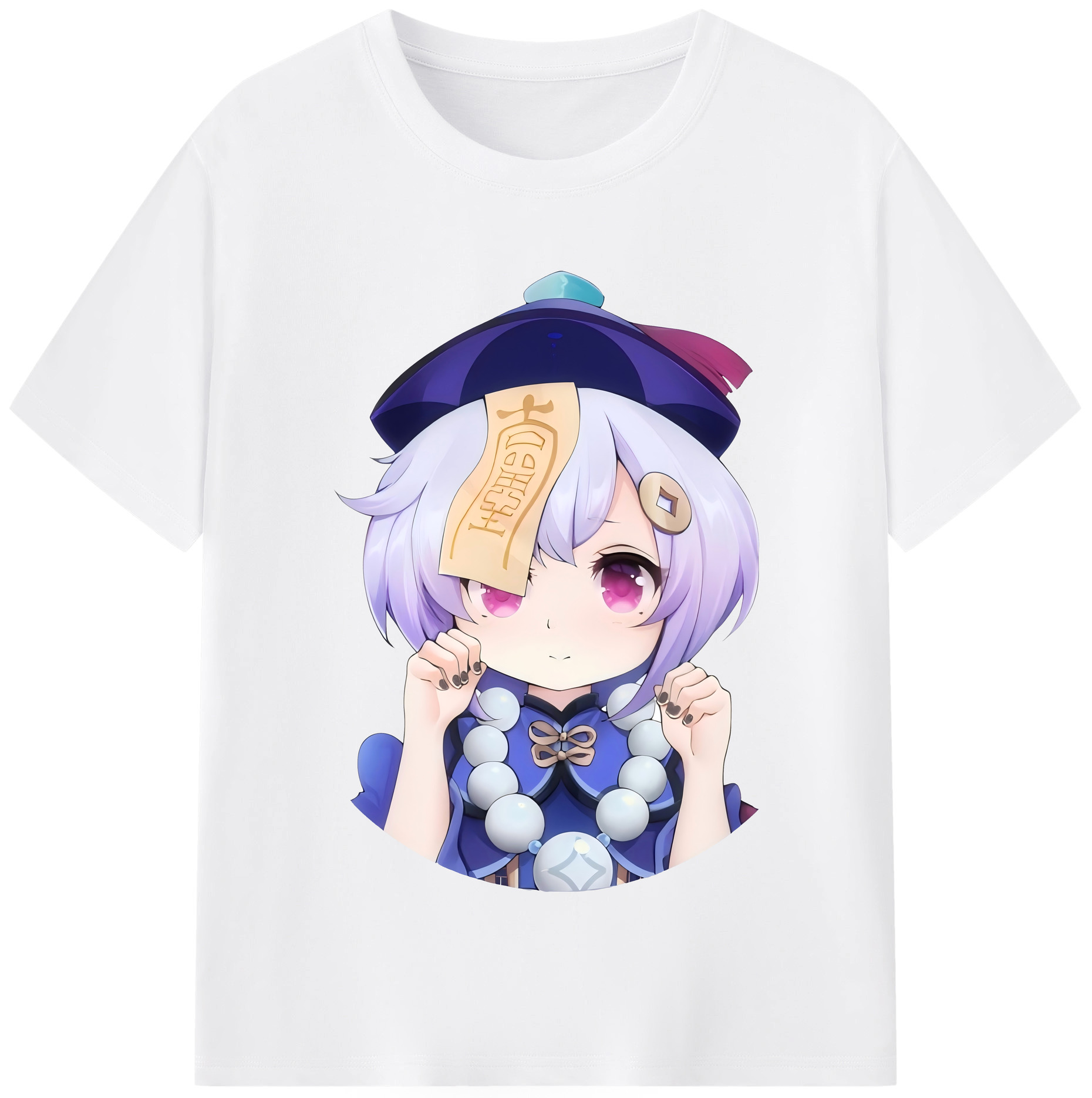 げんし神 七七 なな  genshin Nana 綿100％半袖Tシャツ（フロントプリント）