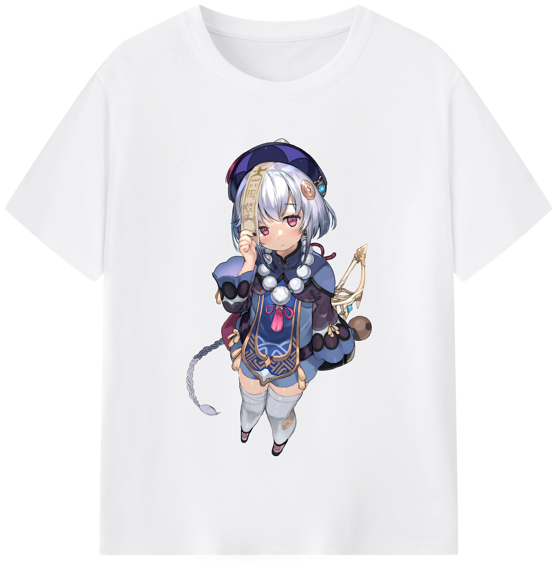 げんし神 七七 なな  genshin Nana 綿100％半袖Tシャツ（フロントプリント）