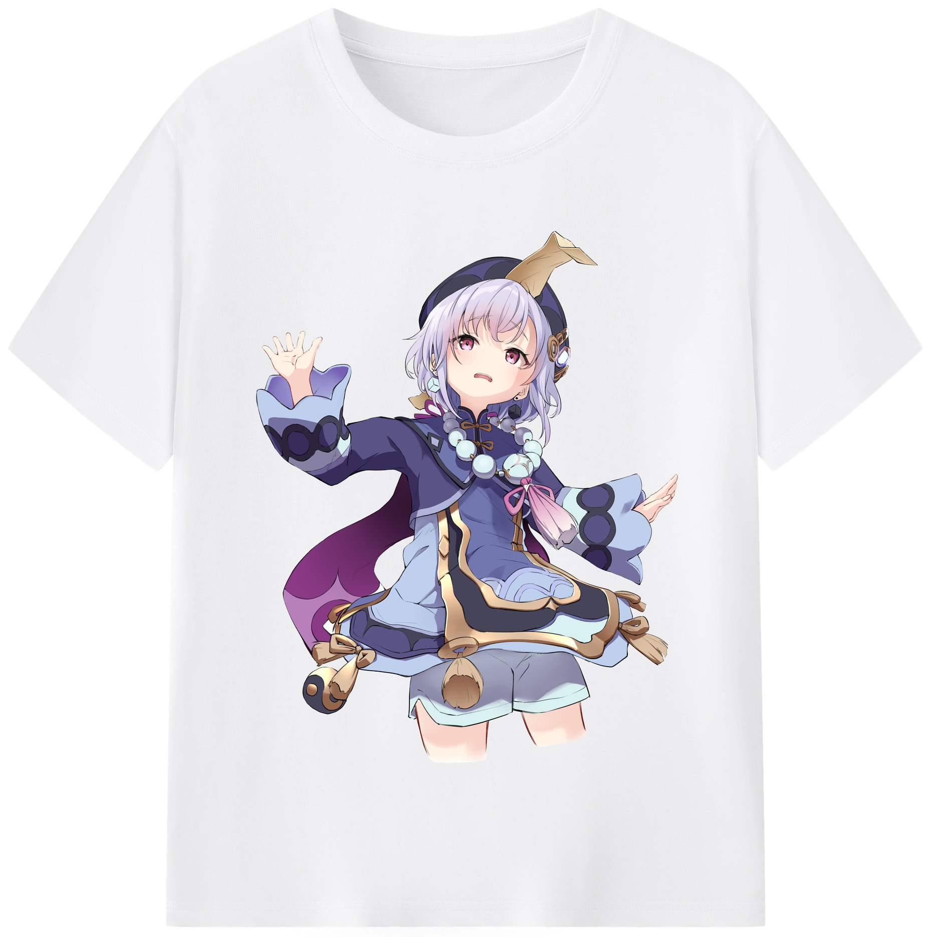 げんし神 七七 なな  genshin Nana 綿100％半袖Tシャツ（フロントプリント）