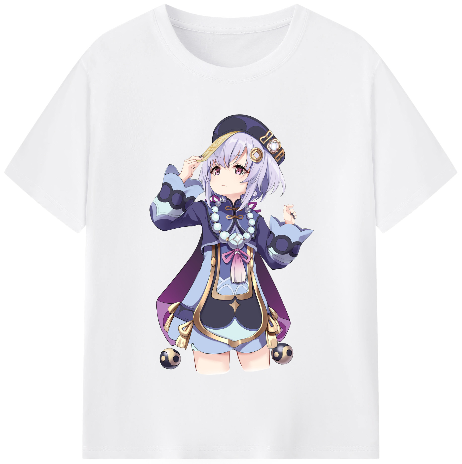 げんし神 七七 なな  genshin Nana 綿100％半袖Tシャツ（フロントプリント）