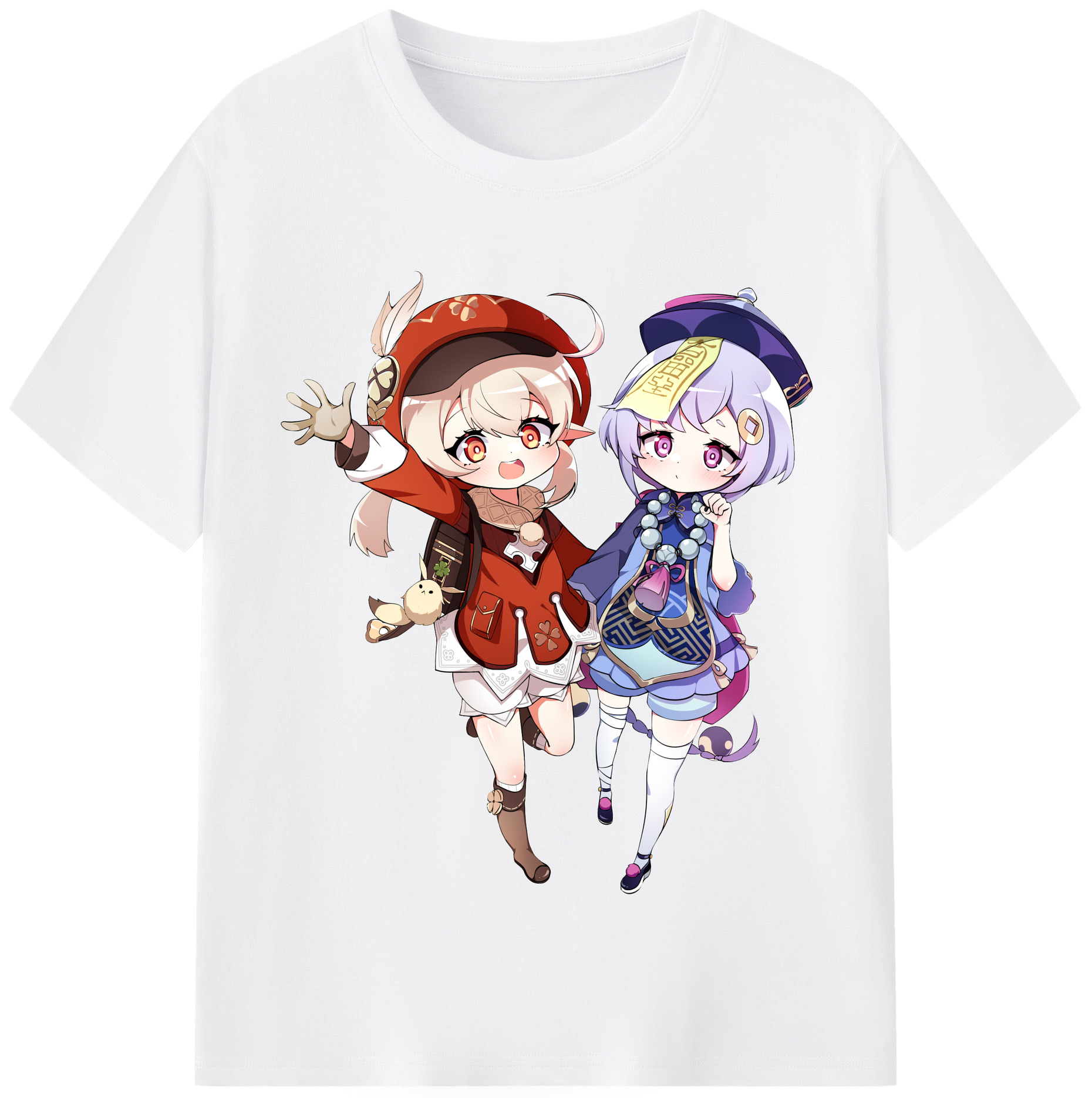 げんし神 七七 なな  genshin Nana 綿100％半袖Tシャツ（フロントプリント）