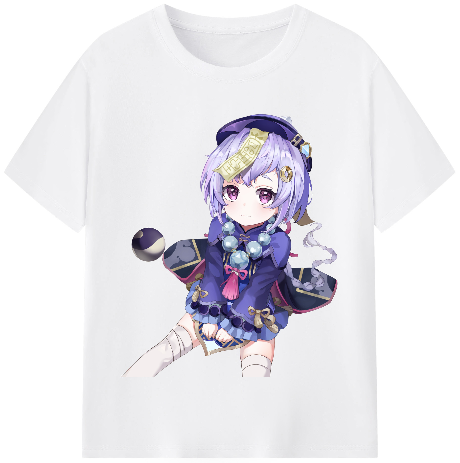 げんし神 七七 なな  genshin Nana 綿100％半袖Tシャツ（フロントプリント）