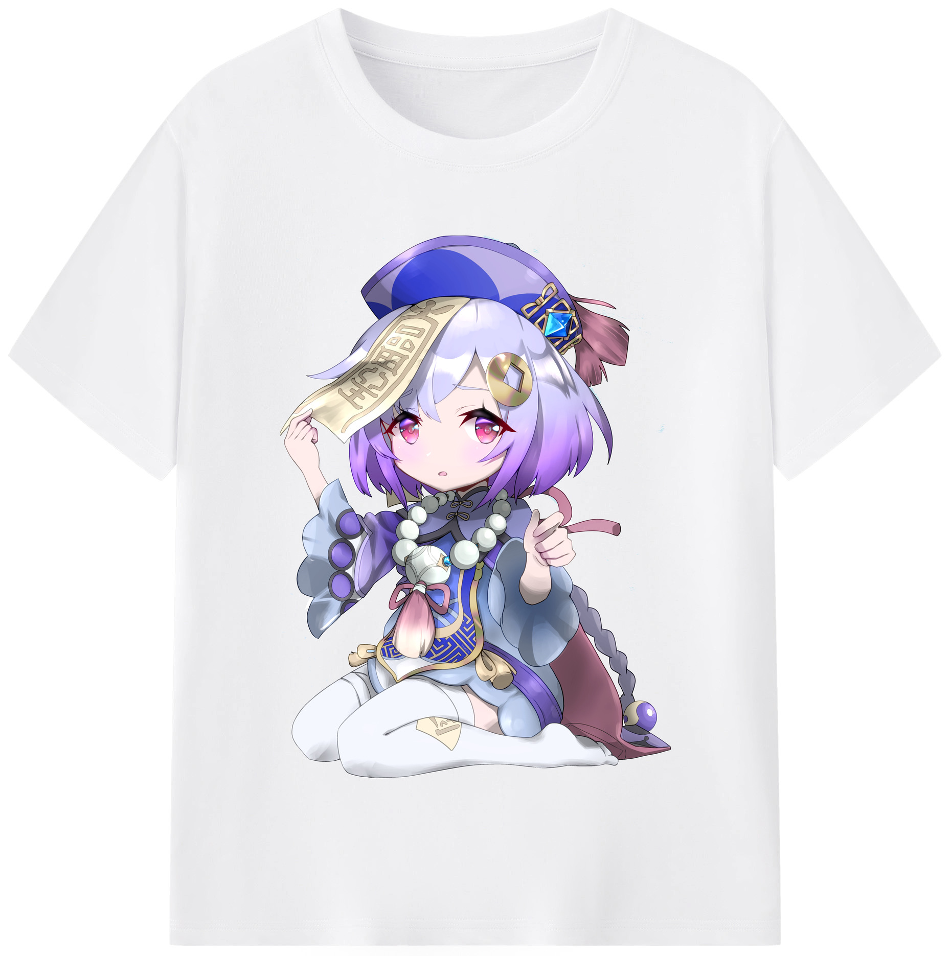げんし神 七七 なな  genshin Nana 綿100％半袖Tシャツ（フロントプリント）