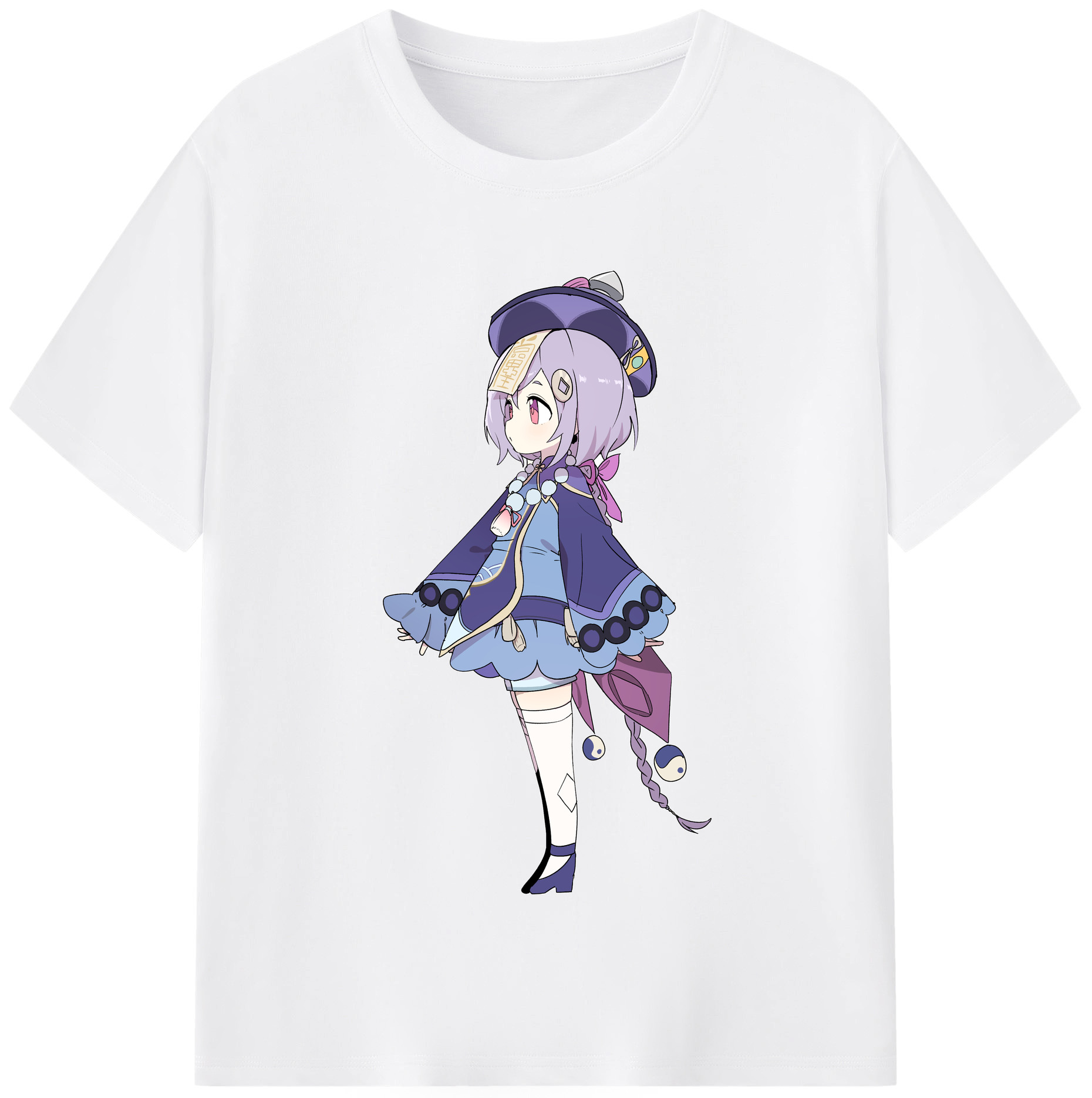 げんし神 七七 なな  genshin Nana 綿100％半袖Tシャツ（フロントプリント）
