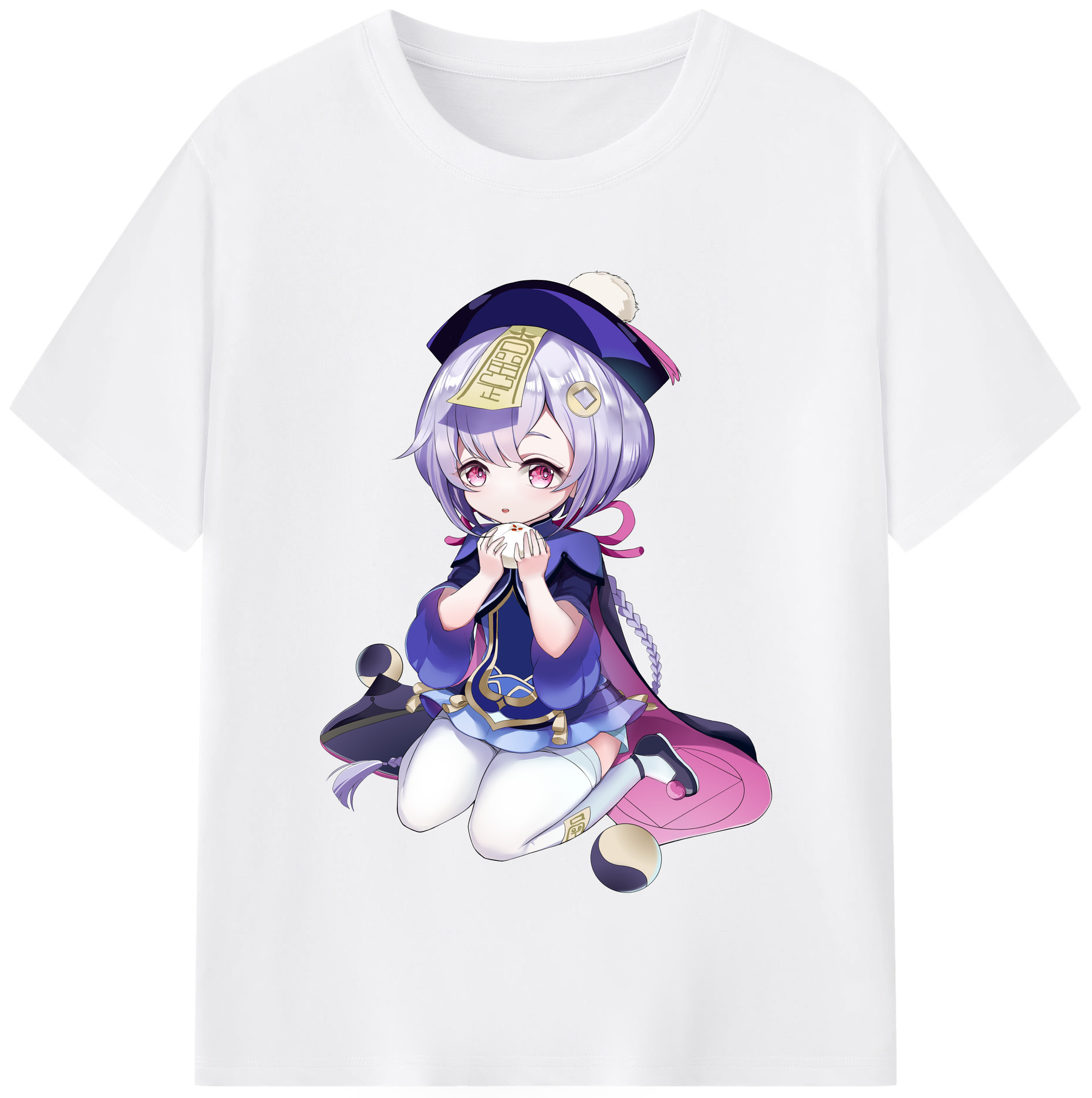 げんし神 七七 なな  genshin Nana 綿100％半袖Tシャツ（フロントプリント）