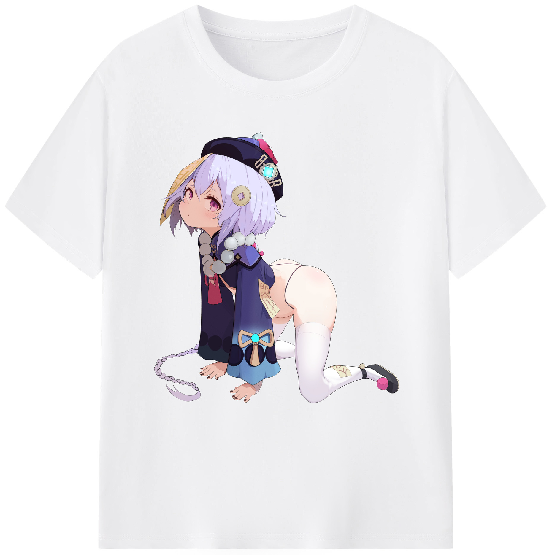 げんし神 七七 なな  genshin Nana 綿100％半袖Tシャツ（フロントプリント）