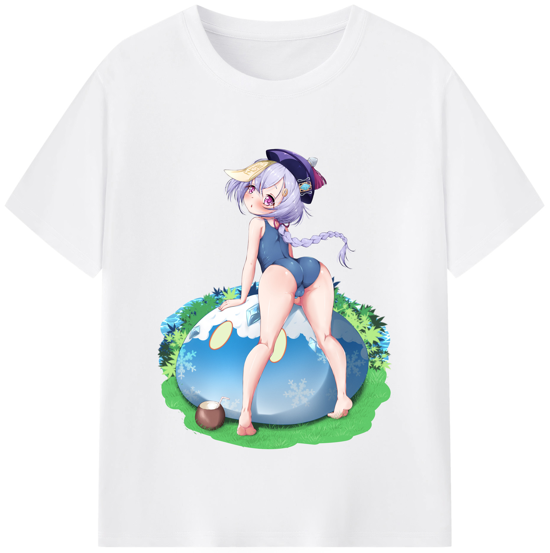 げんし神 七七 なな  genshin Nana 綿100％半袖Tシャツ（フロントプリント）