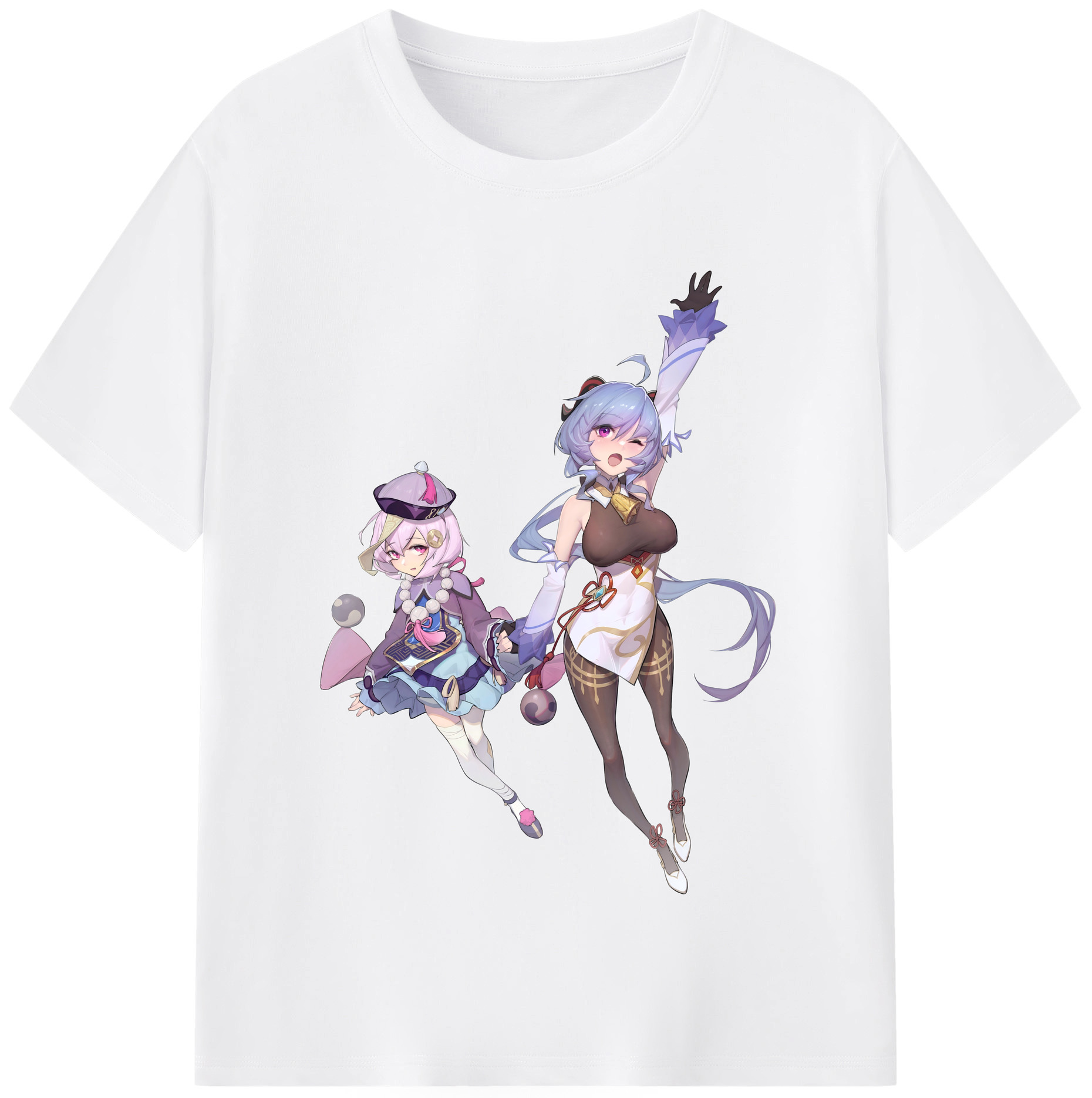 げんし神 七七 なな  genshin Nana 綿100％半袖Tシャツ（フロントプリント）