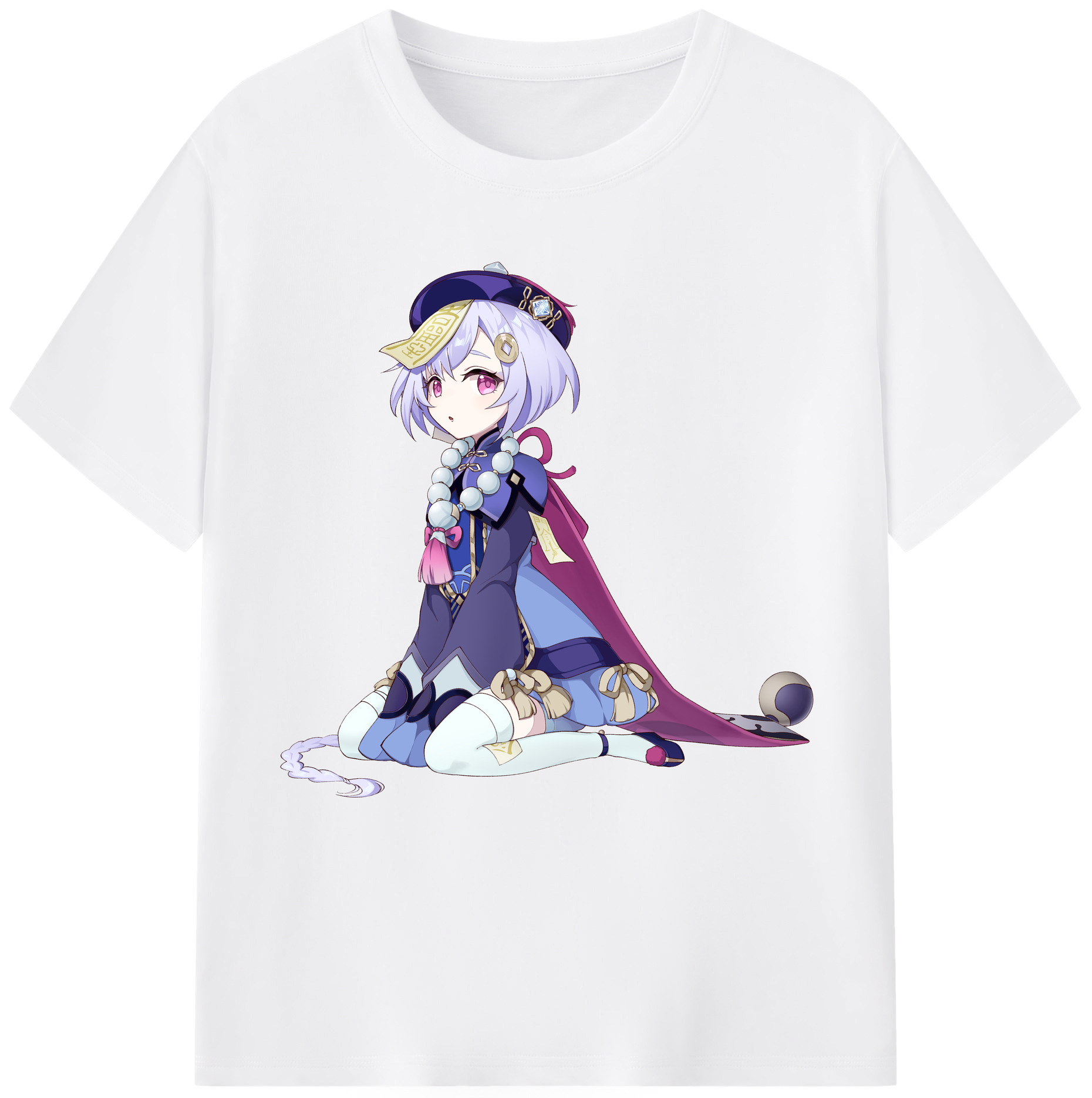 げんし神 七七 なな  genshin Nana 綿100％半袖Tシャツ（フロントプリント）