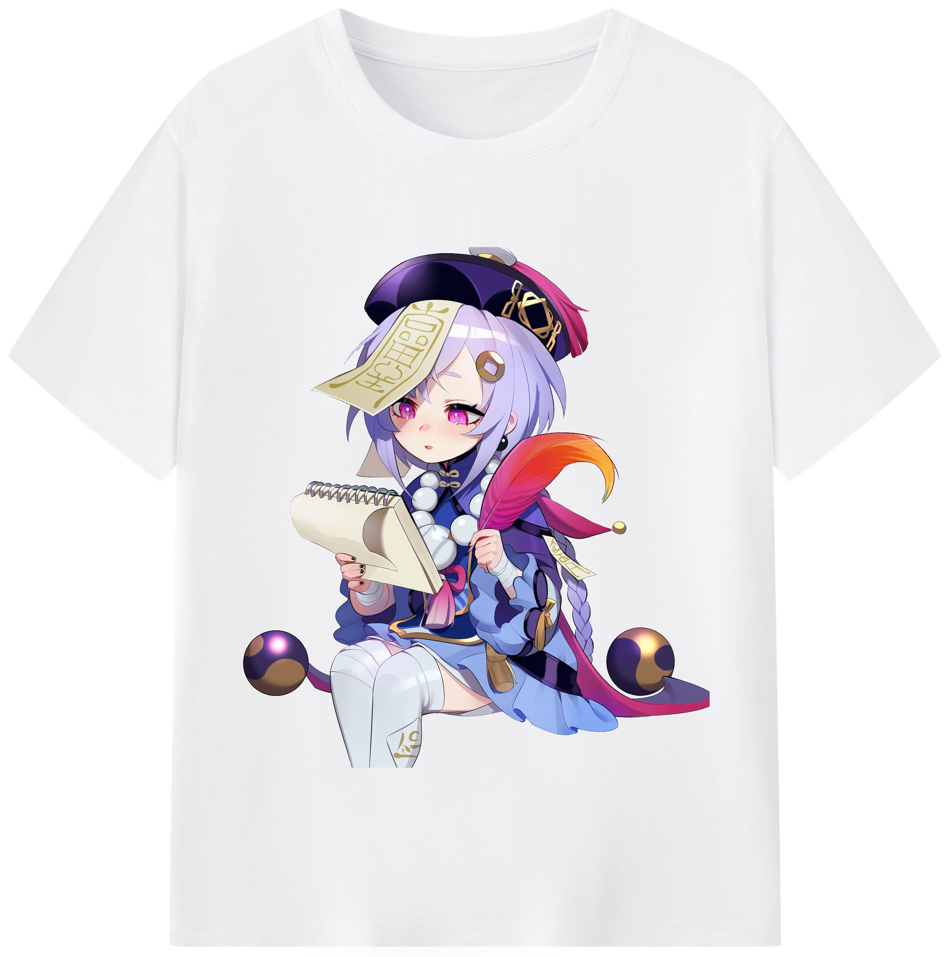 げんし神 七七 なな  genshin Nana 綿100％半袖Tシャツ（フロントプリント）