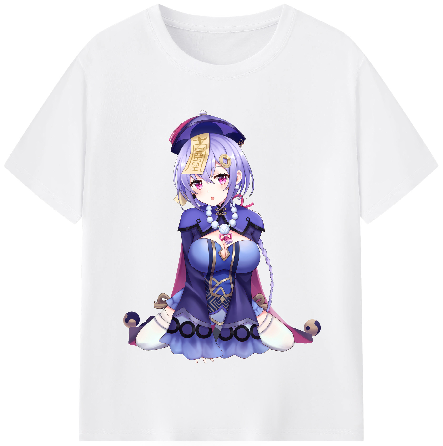 げんし神 七七 なな  genshin Nana 綿100％半袖Tシャツ（フロントプリント）