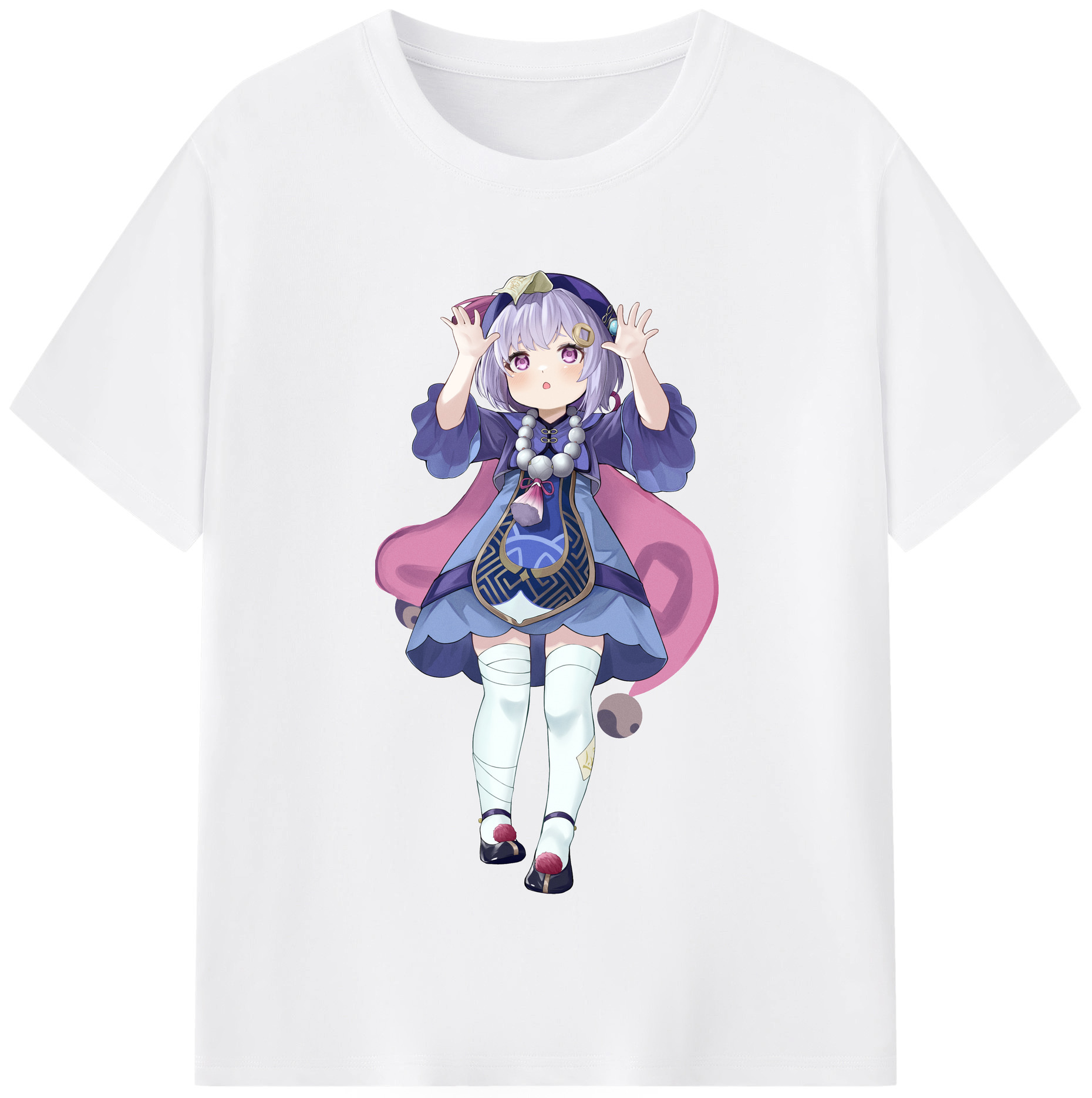 げんし神 七七 なな  genshin Nana 綿100％半袖Tシャツ（フロントプリント）