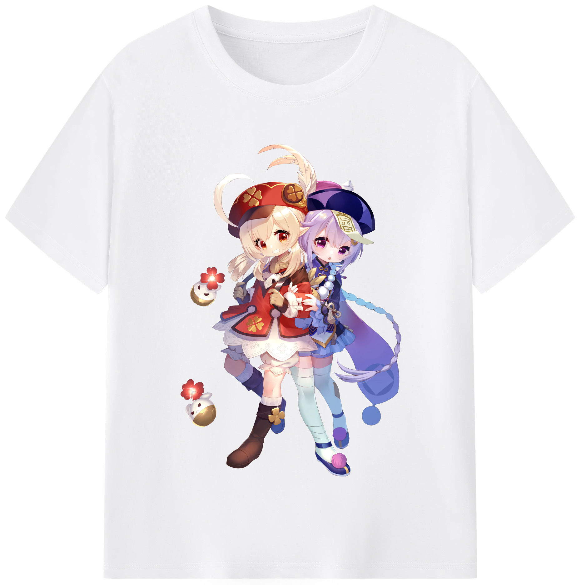 げんし神 七七 なな  genshin Nana 綿100％半袖Tシャツ（フロントプリント）