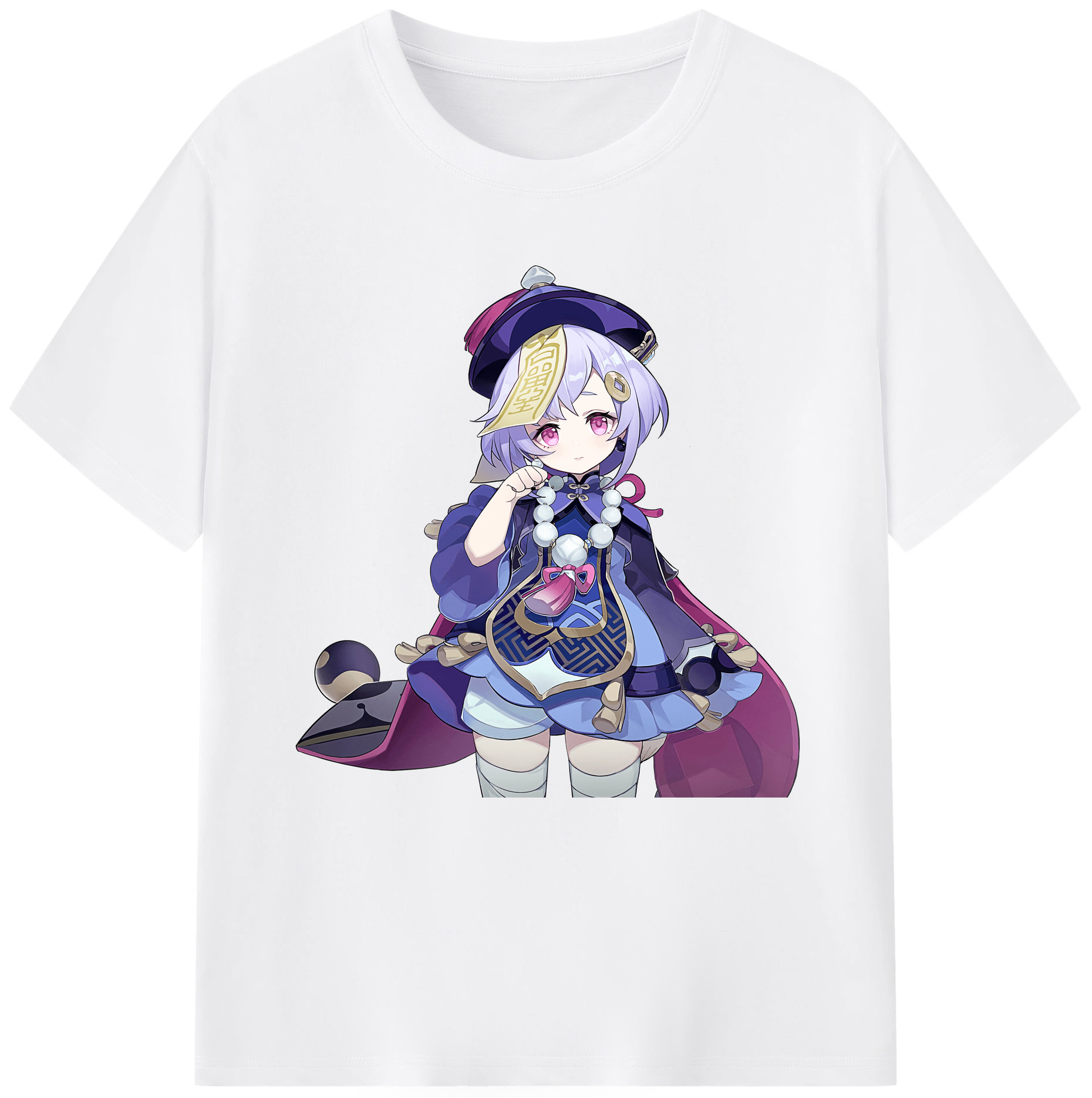 げんし神 七七 なな  genshin Nana 綿100％半袖Tシャツ（フロントプリント）