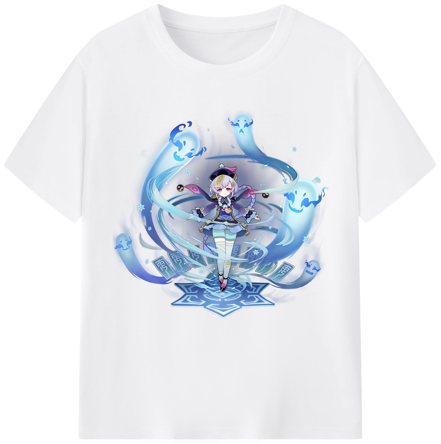 げんし神 七七 なな  genshin Nana 綿100％半袖Tシャツ（フロントプリント）