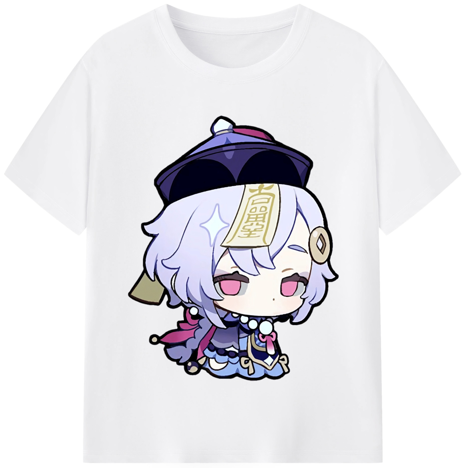 げんし神 七七 なな  genshin Nana 綿100％半袖Tシャツ（フロントプリント）