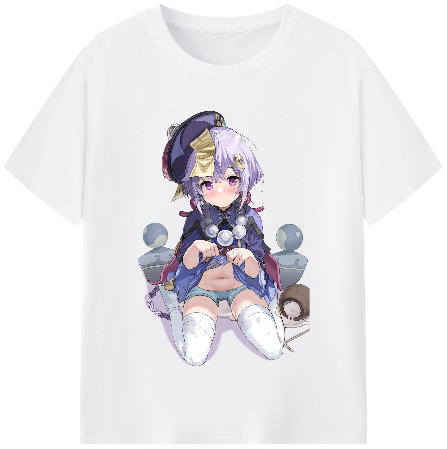 げんし神 七七 なな  genshin Nana 綿100％半袖Tシャツ（フロントプリント）