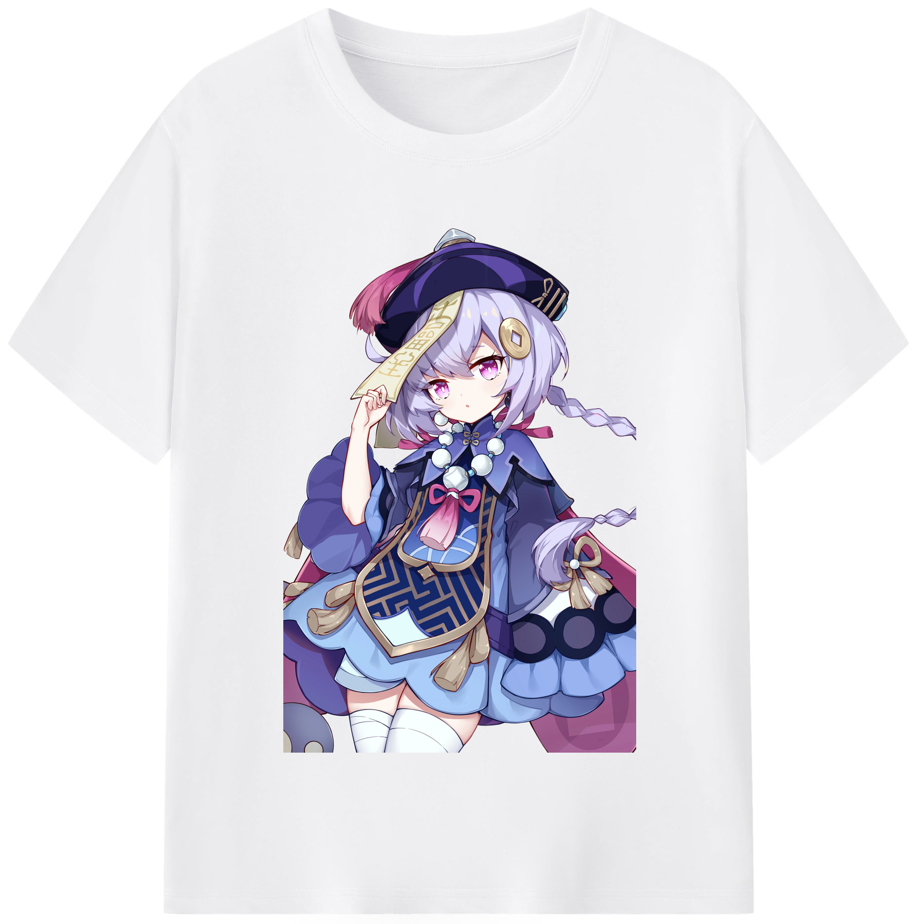 げんし神 七七 なな  genshin Nana 綿100％半袖Tシャツ（フロントプリント）