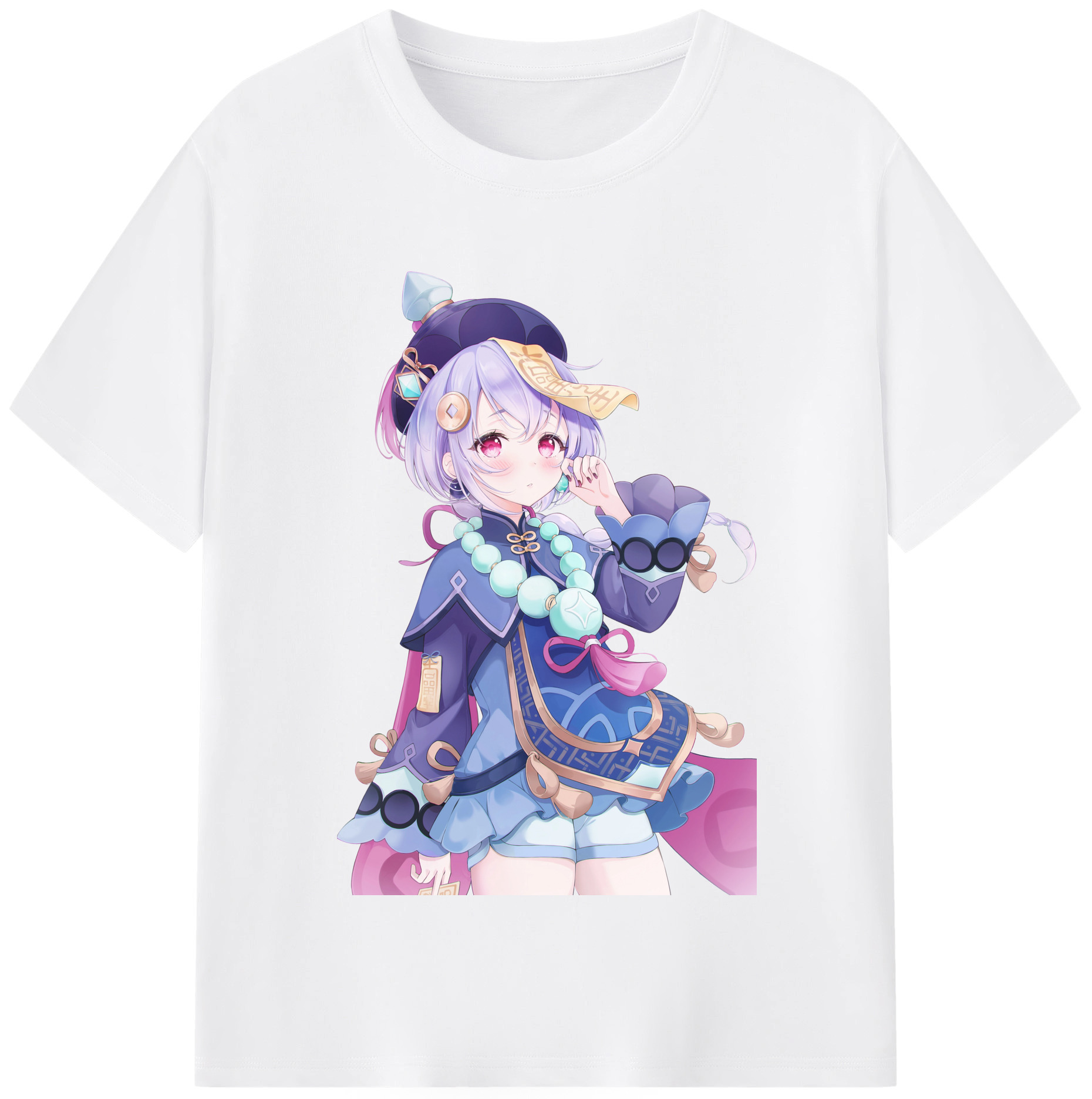 げんし神 七七 なな  genshin Nana 綿100％半袖Tシャツ（フロントプリント）