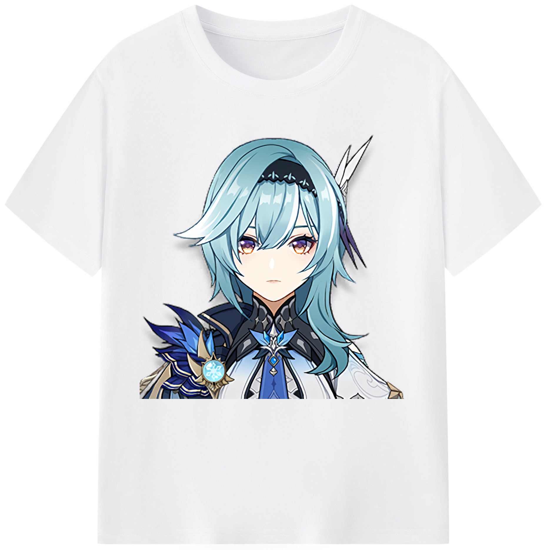 げんし神 优菈 ゆうら genshin Yūra 綿100％半袖Tシャツ（フロントプリント）
