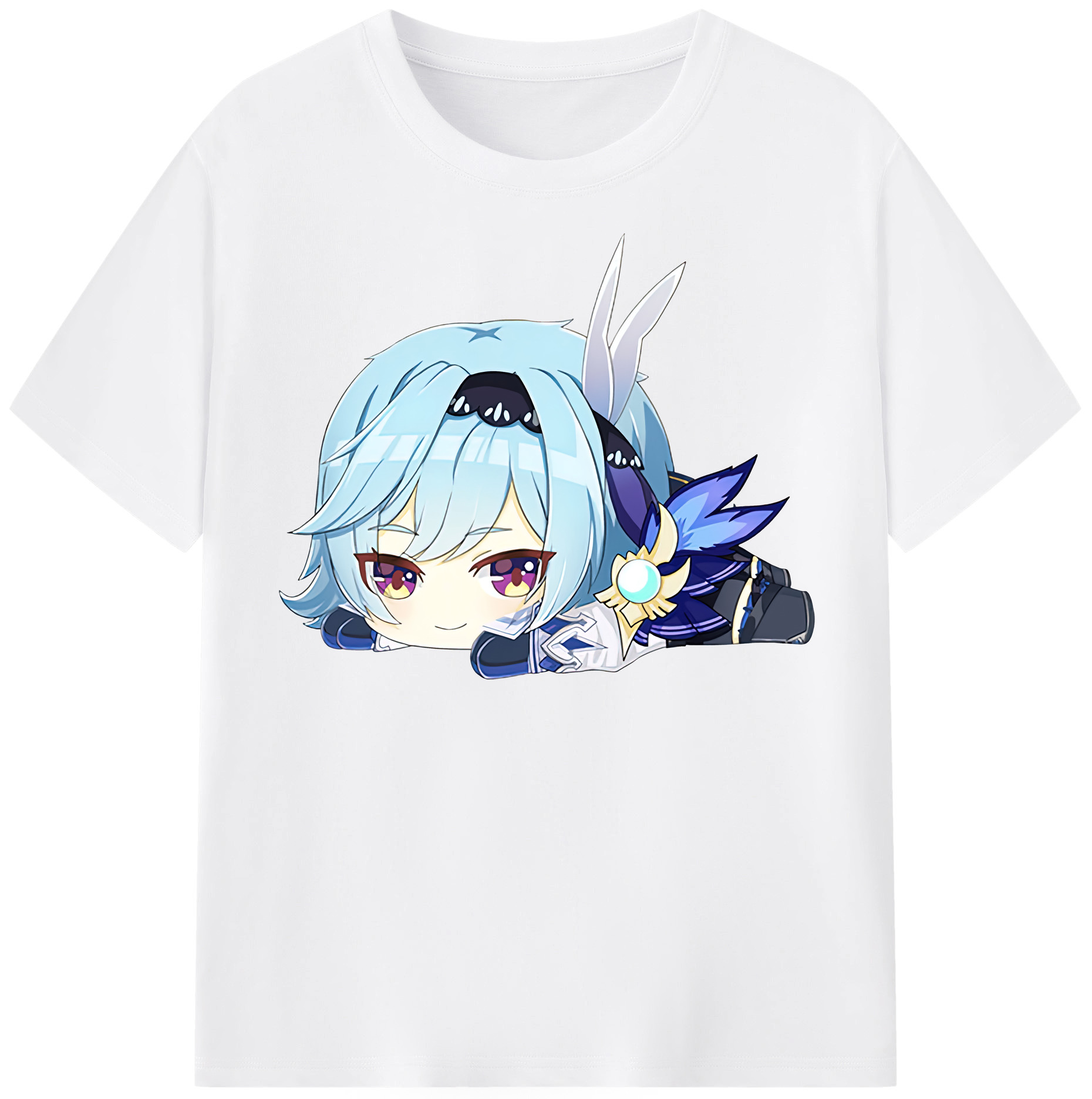 げんし神 优菈 ゆうら genshin Yūra 綿100％半袖Tシャツ（フロントプリント）