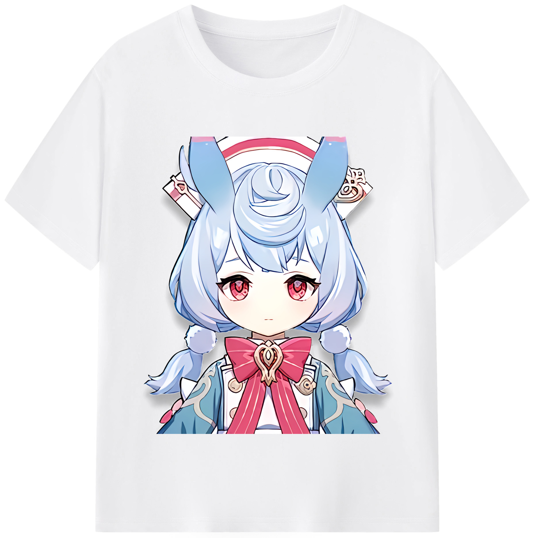 げんし神 シゲウィン genshin Shigewin 綿100％半袖Tシャツ（フロントプリント）