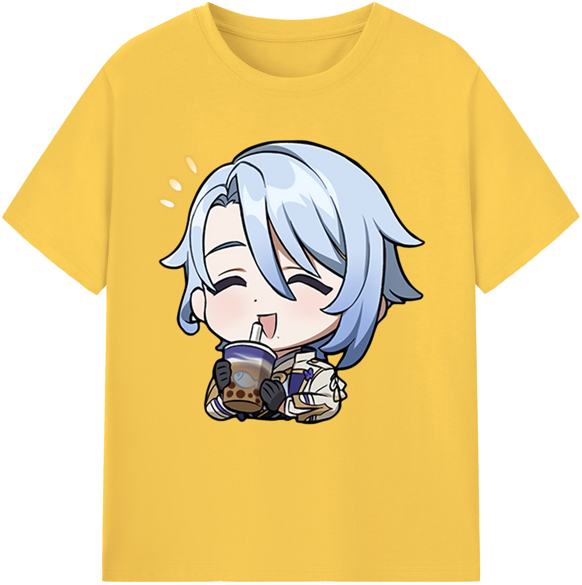 げんし神 神里綾人 かみさとあやと genshin Kamisato Ayato 綿100％半袖Tシャツ（フロントプリント）