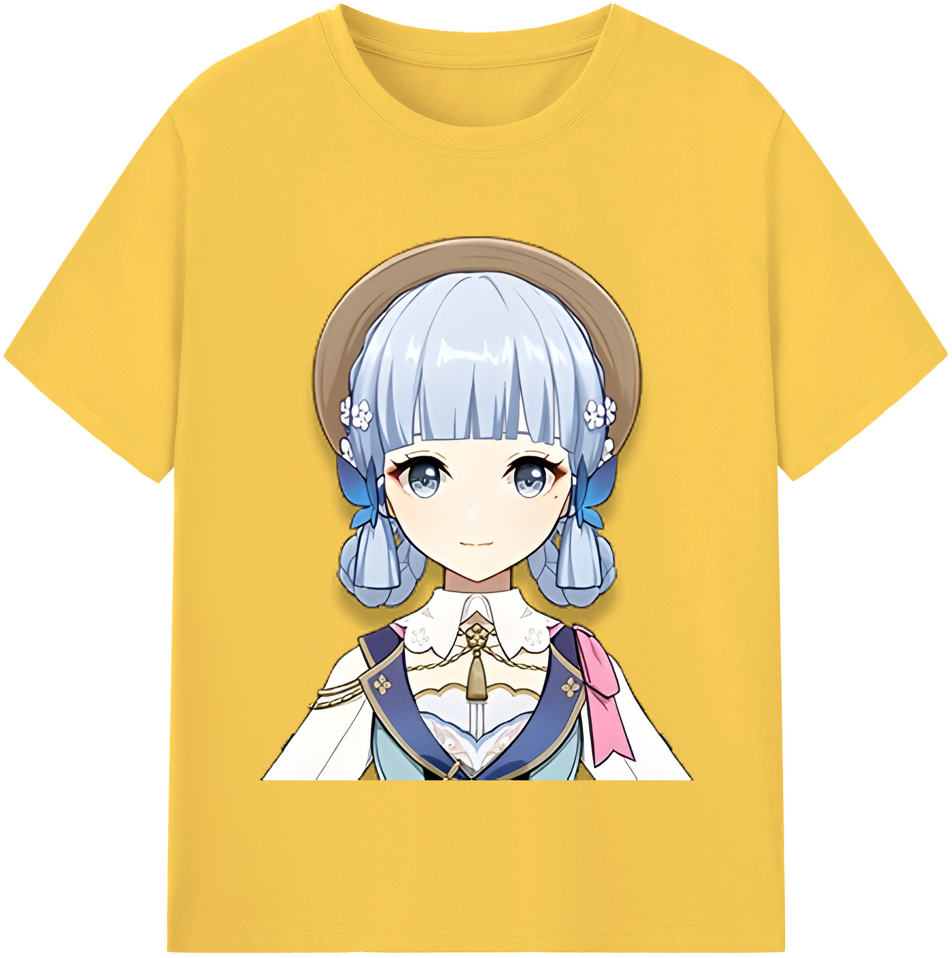 げんし神 神里綾華 神宮寺レン genshin Kamimiya Ren 綿100％半袖Tシャツ（フロントプリント）