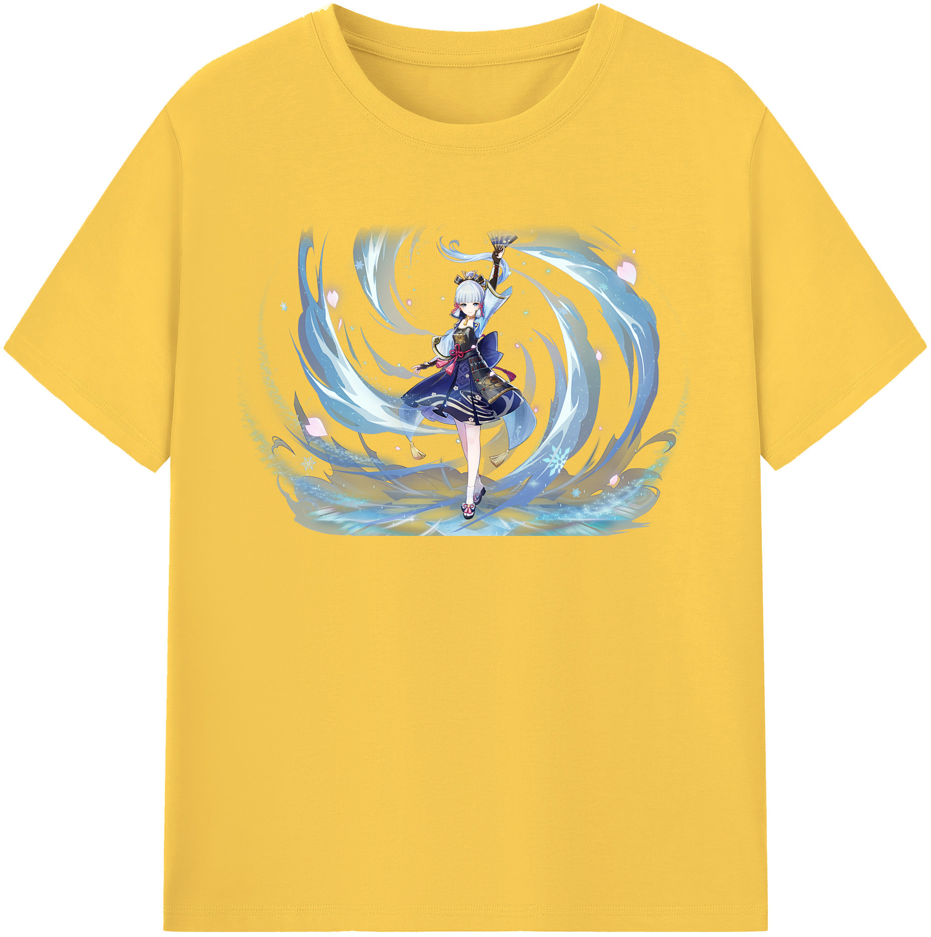 げんし神 神里綾華 神宮寺レン genshin Kamimiya Ren 綿100％半袖Tシャツ（フロントプリント）