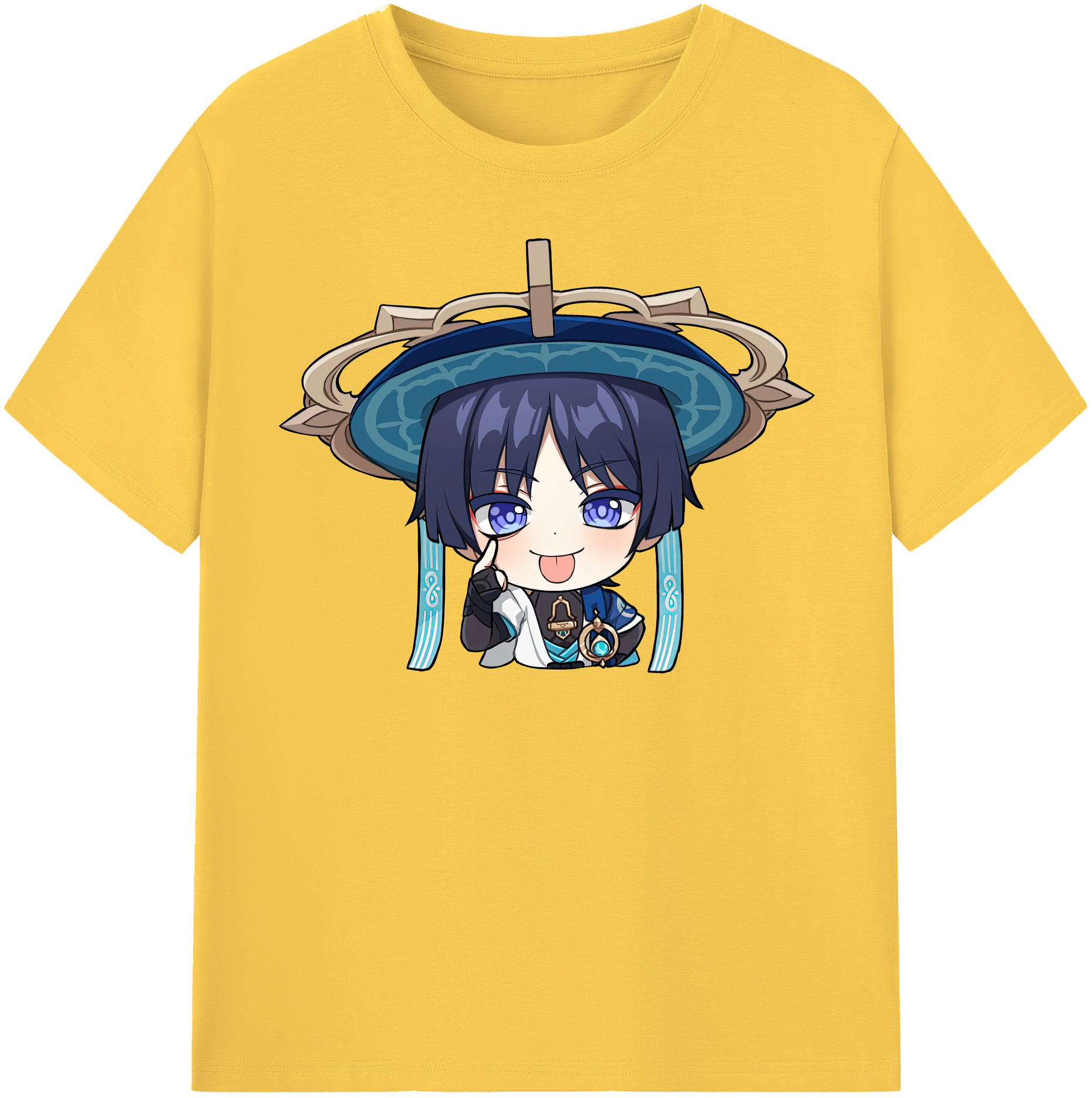 げんし神 さんペい genshin Sanpei 綿100％半袖Tシャツ（フロントプリント）