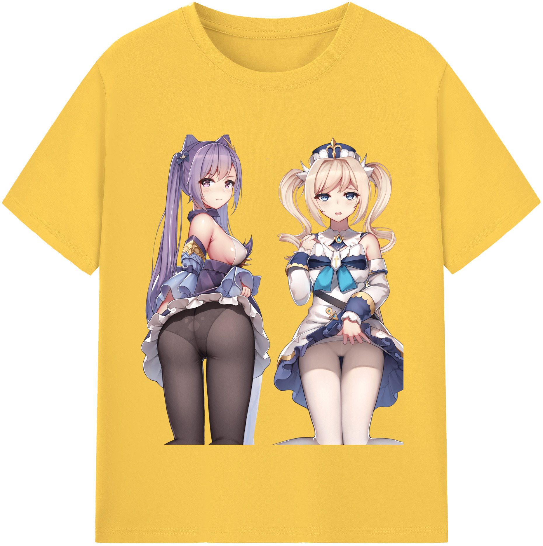 げんし神 刻晴 こくせい genshin Kokusei 綿100％半袖Tシャツ（フロントプリント）