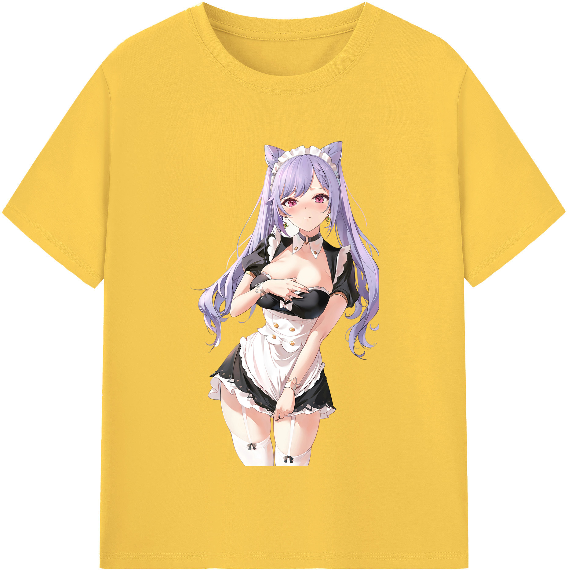 げんし神 刻晴 こくせい genshin Kokusei 綿100％半袖Tシャツ（フロントプリント）