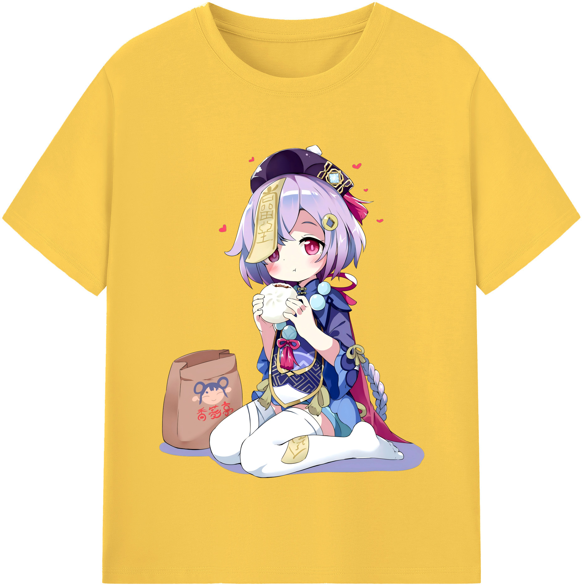 げんし神 七七 なな  genshin Nana 綿100％半袖Tシャツ（フロントプリント）
