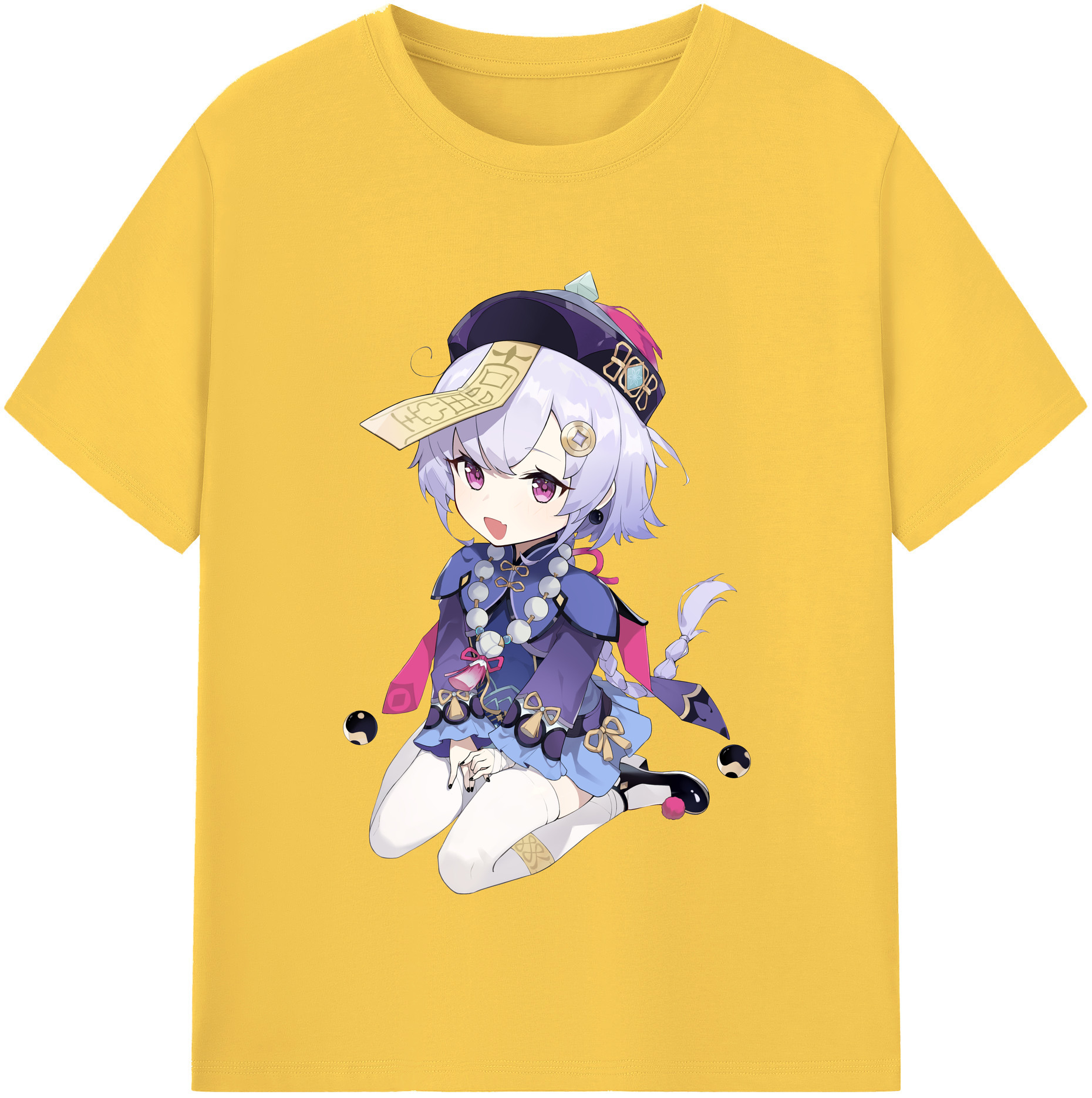 げんし神 七七 なな  genshin Nana 綿100％半袖Tシャツ（フロントプリント）