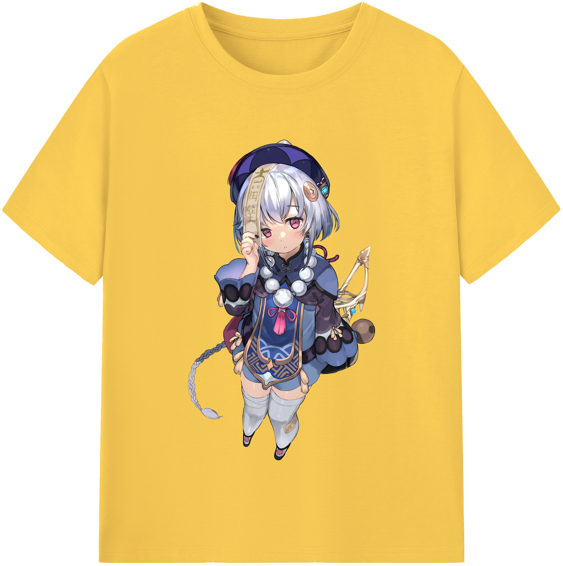 げんし神 七七 なな  genshin Nana 綿100％半袖Tシャツ（フロントプリント）