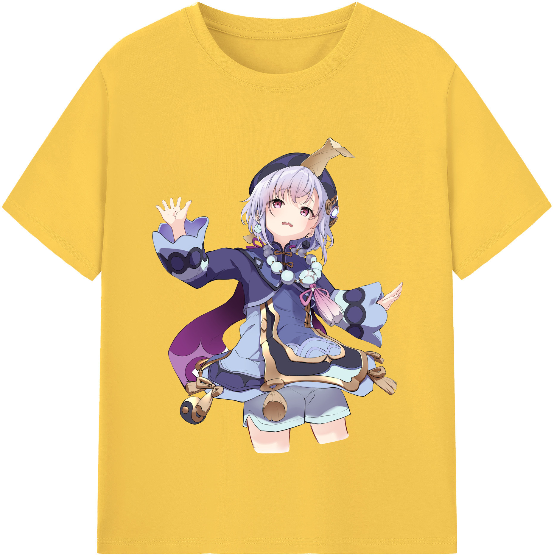 げんし神 七七 なな  genshin Nana 綿100％半袖Tシャツ（フロントプリント）